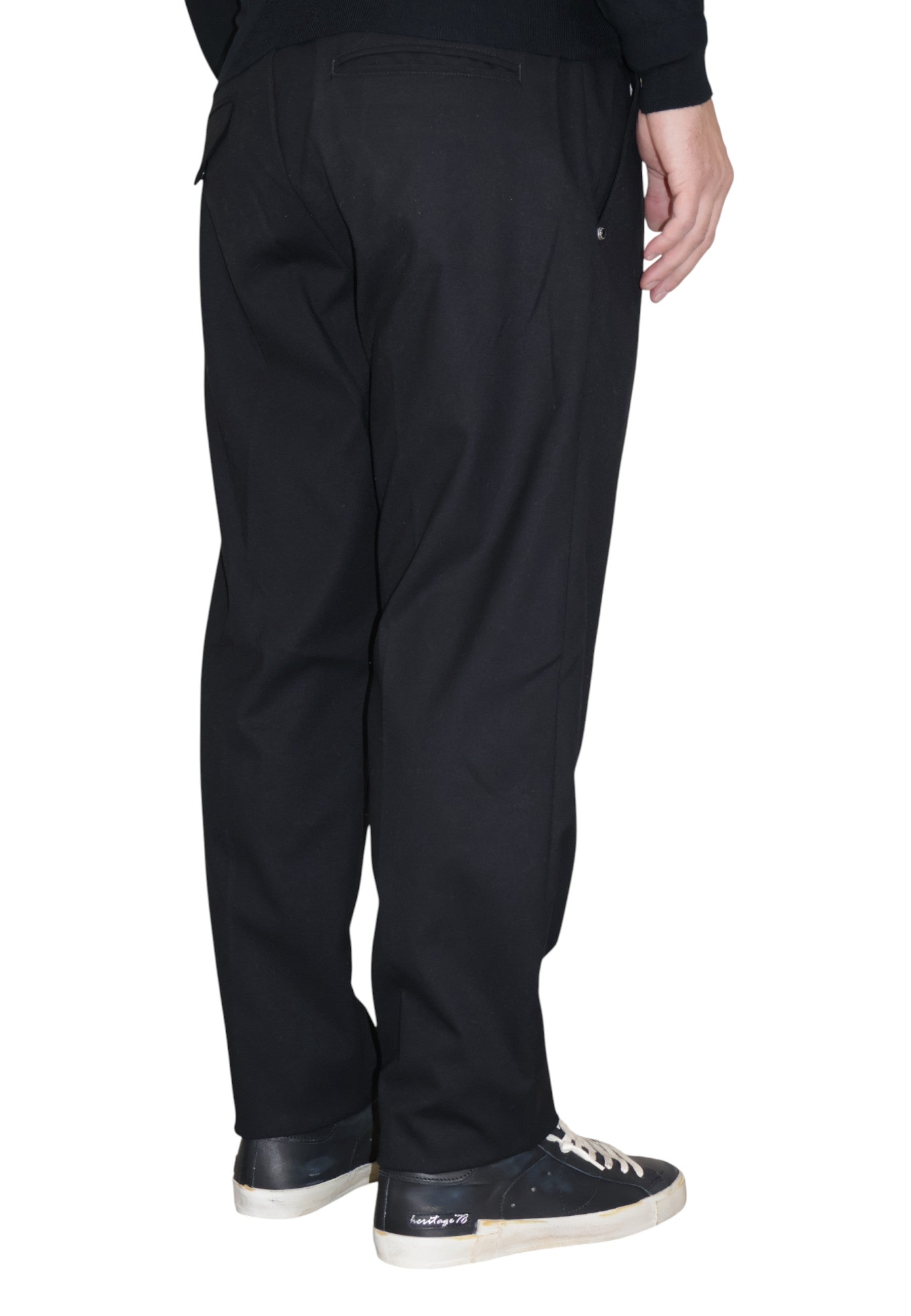 PANTALONI Nero White Sand