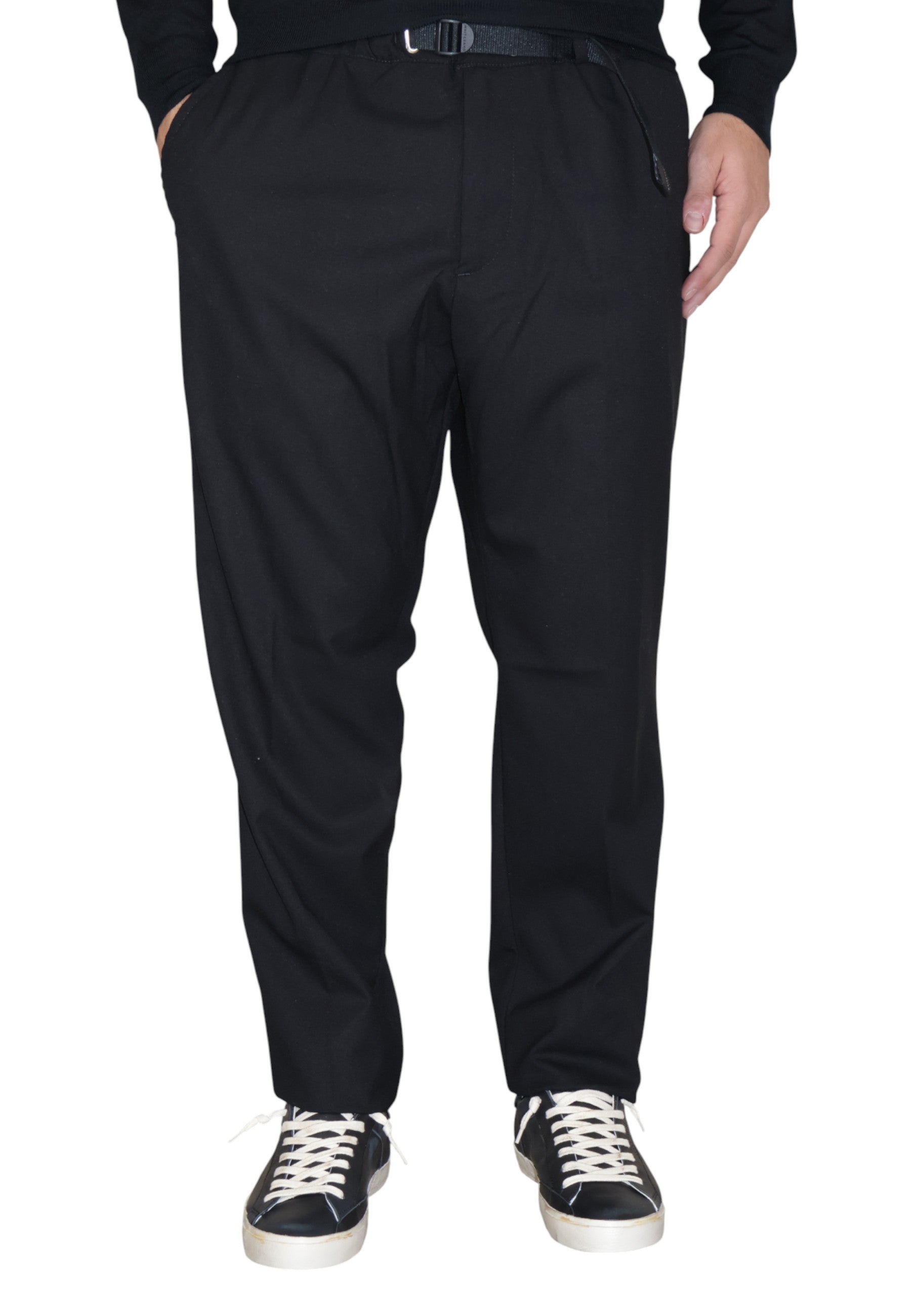 PANTALONI Nero White Sand