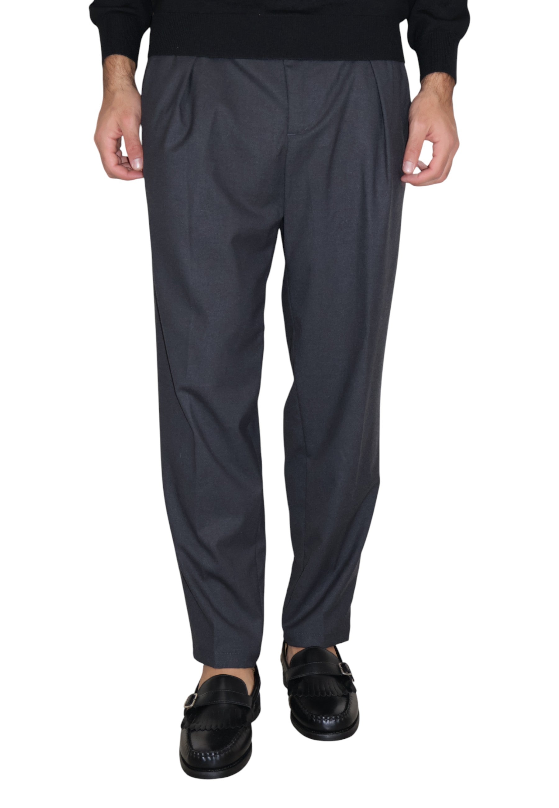 PANTALONI Grigio White Sand