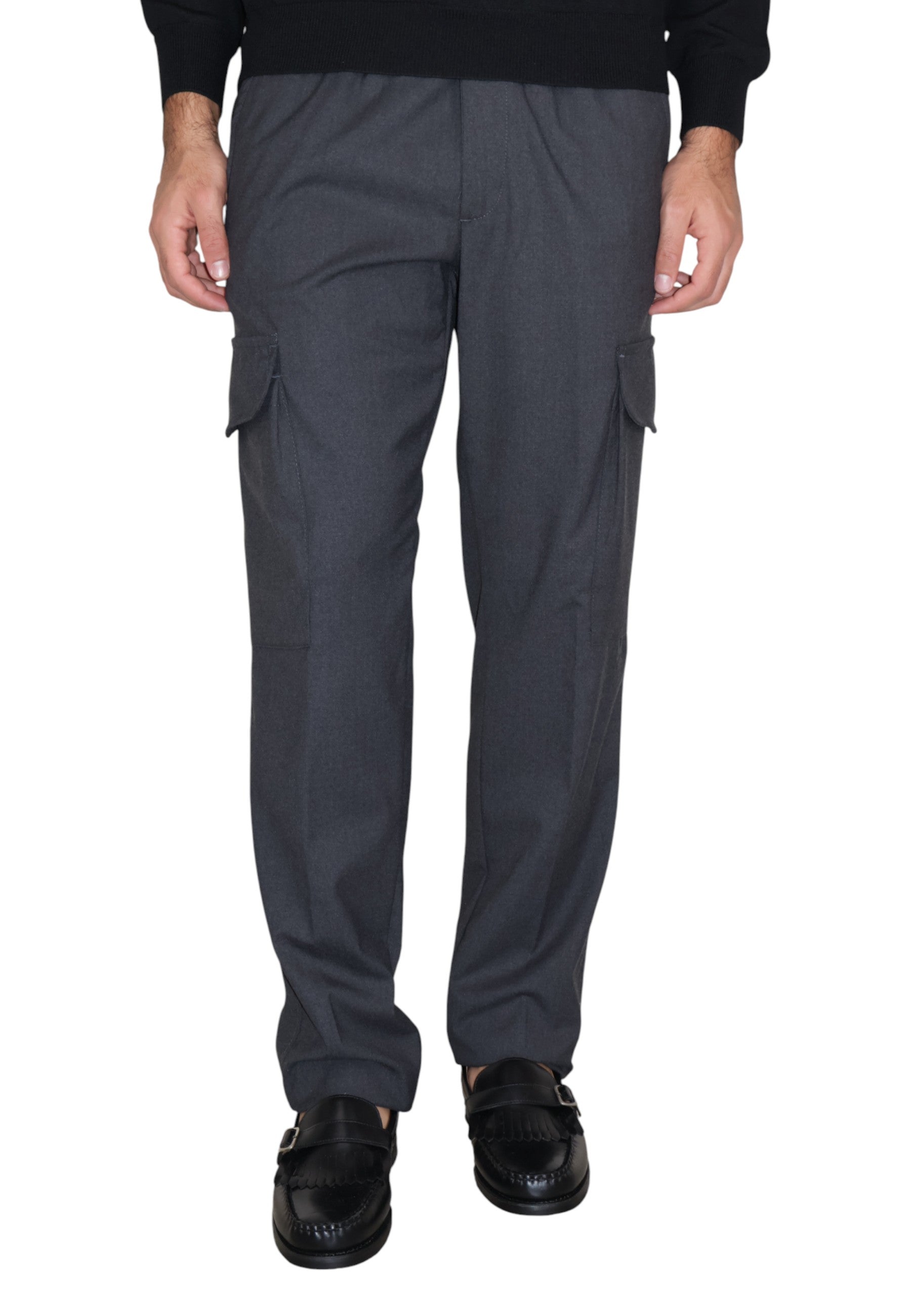 PANTALONI Grigio White Sand