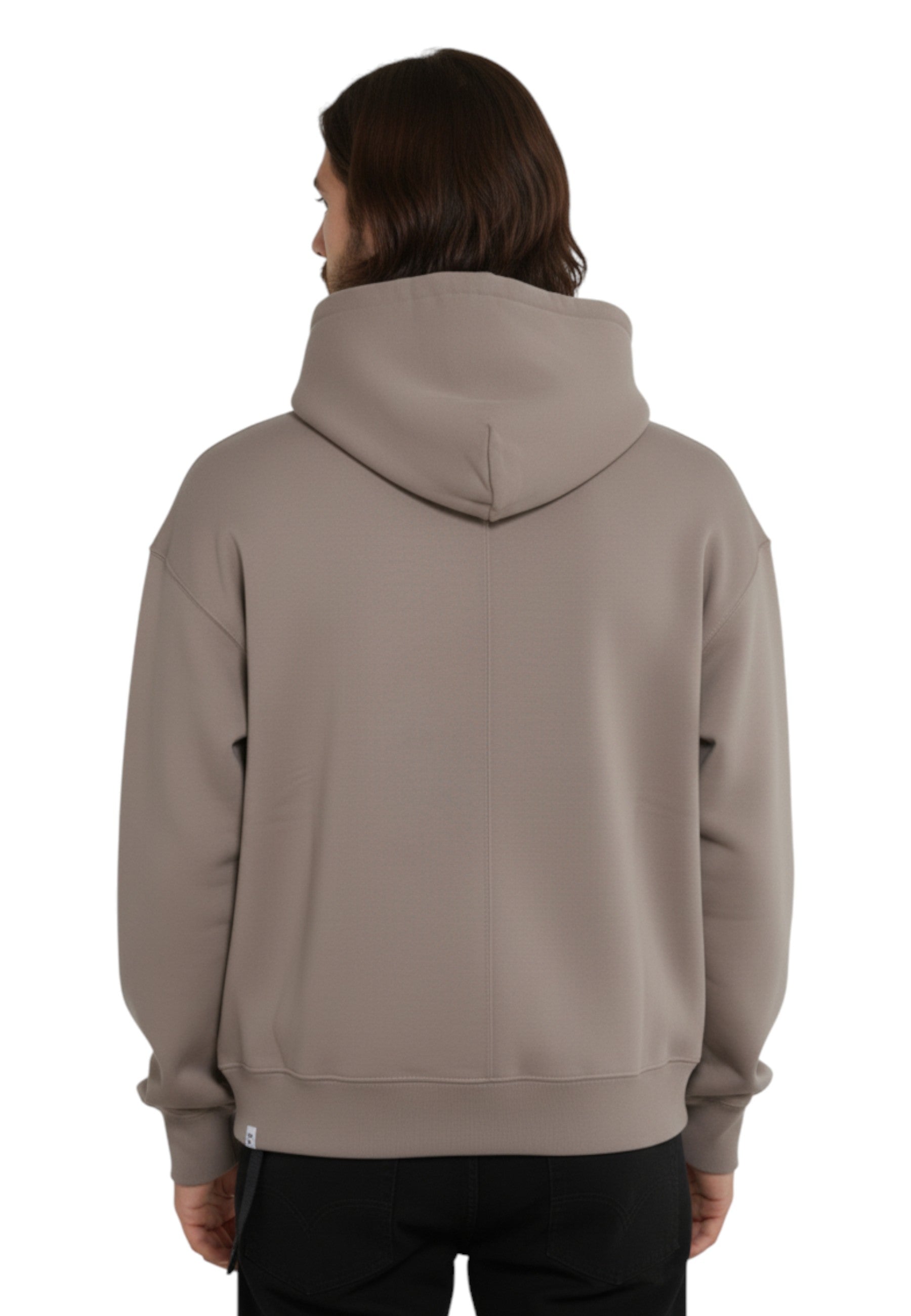 FELPE CON CAPPUCCIO Fango Woc