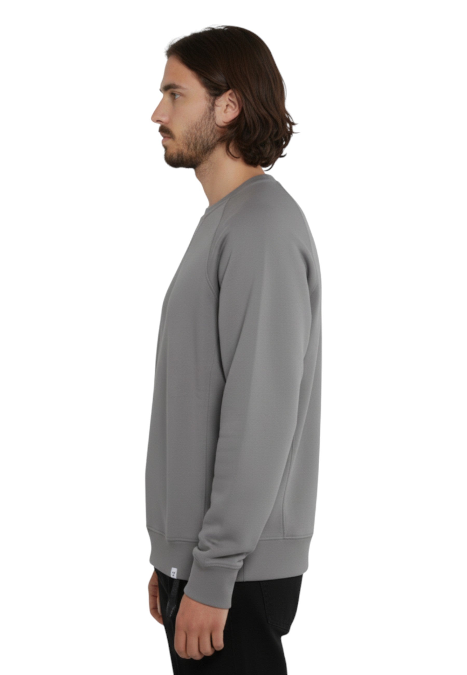 FELPA A GIROCOLLO Grigio Woc