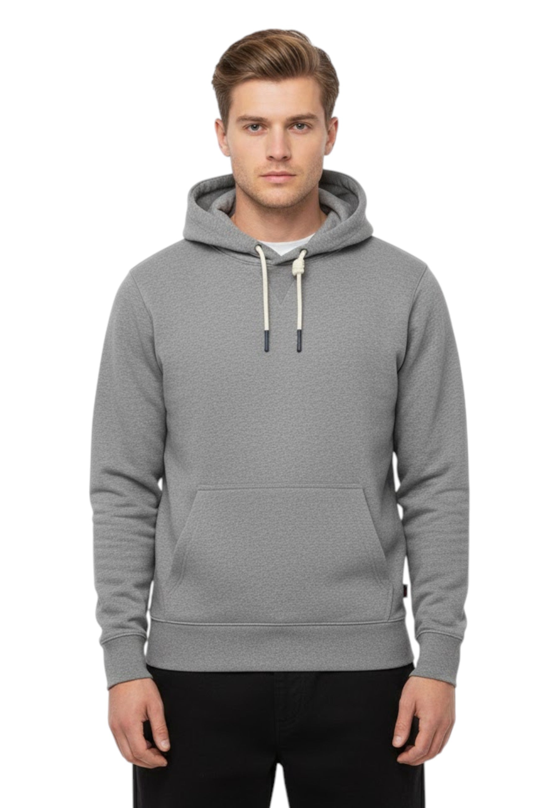 FELPE CON CAPPUCCIO Grigio Sebago