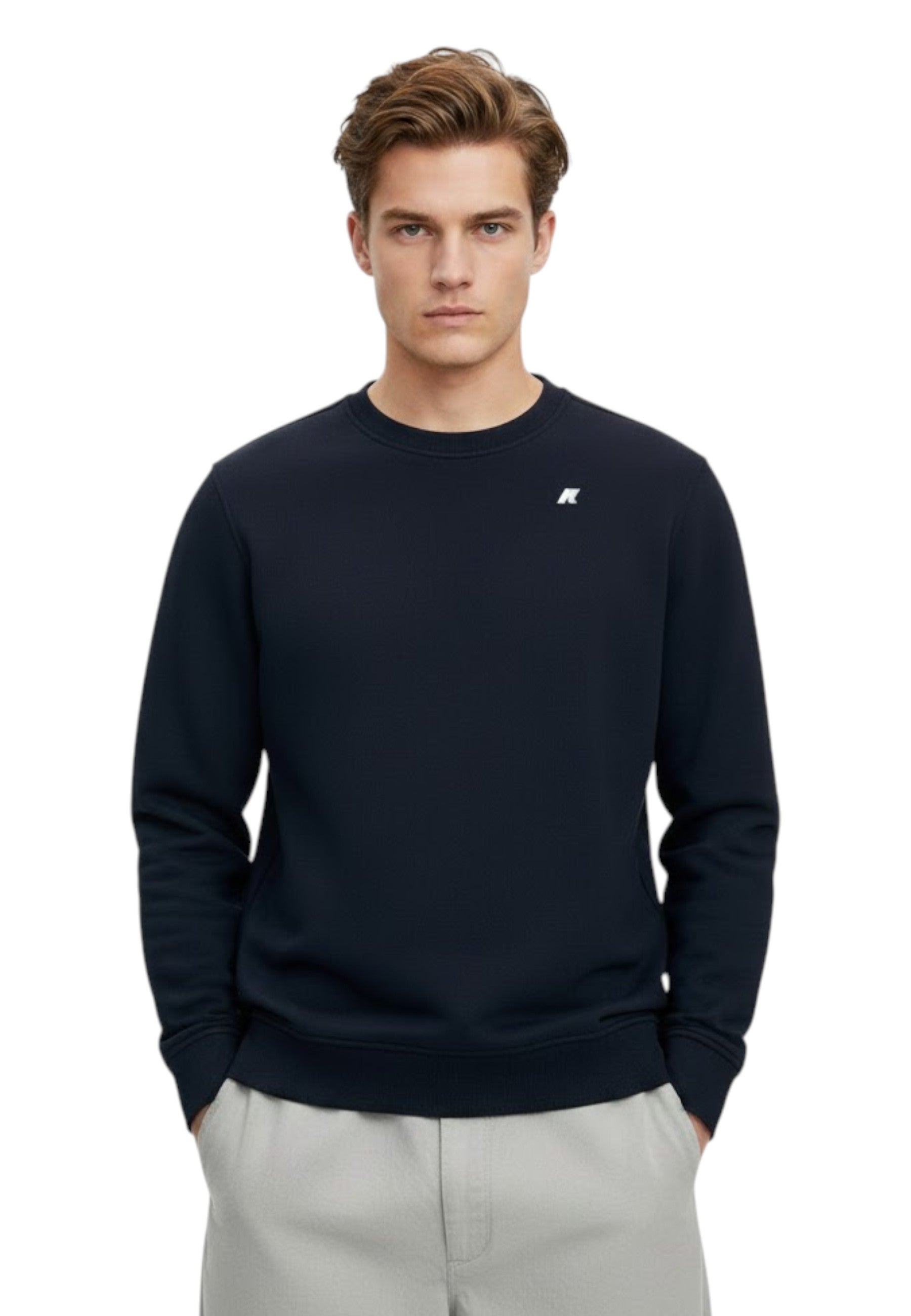 FELPE A GIROCOLLO Blu K Way