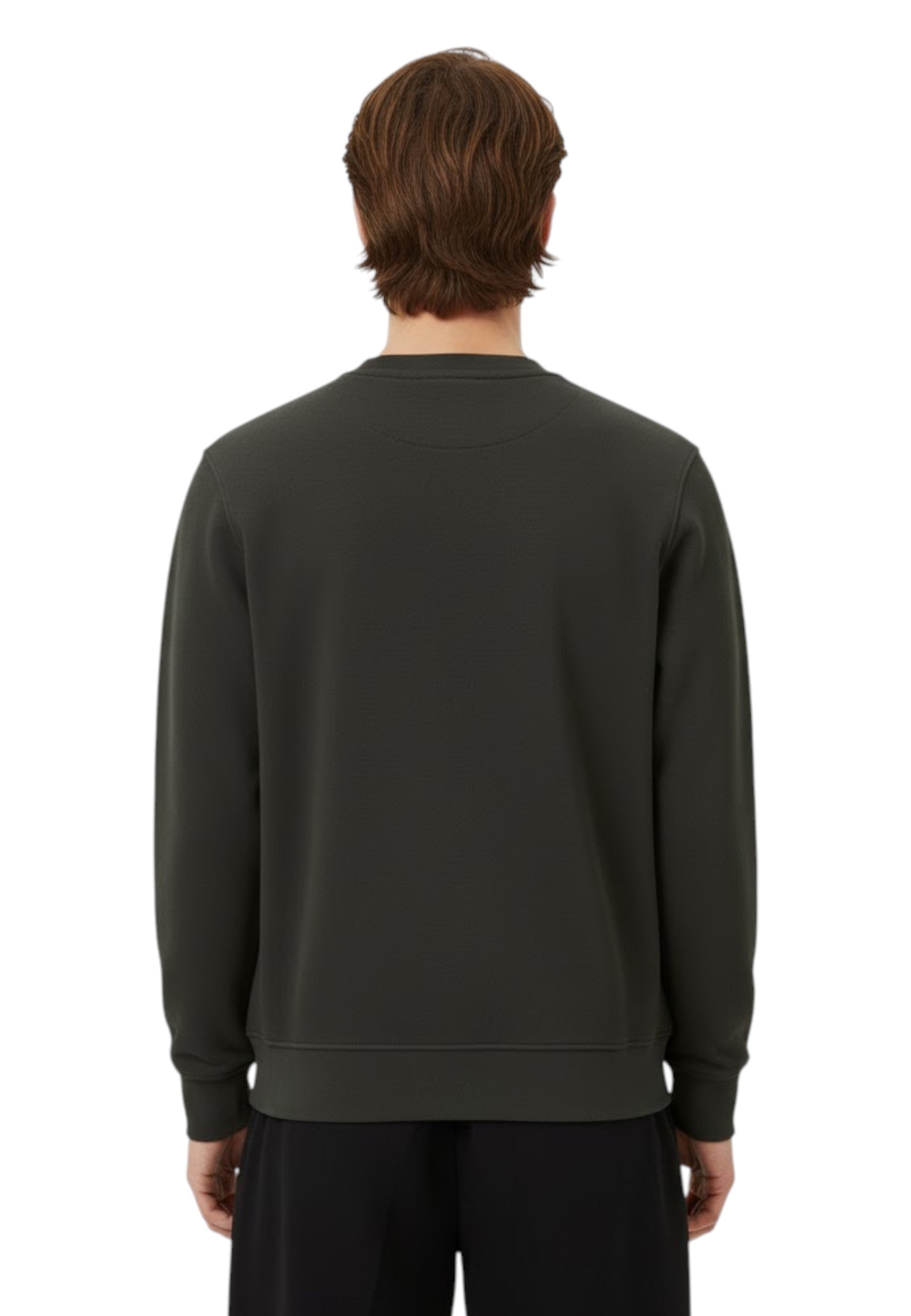 FELPA A GIROCOLLO Verde K Way