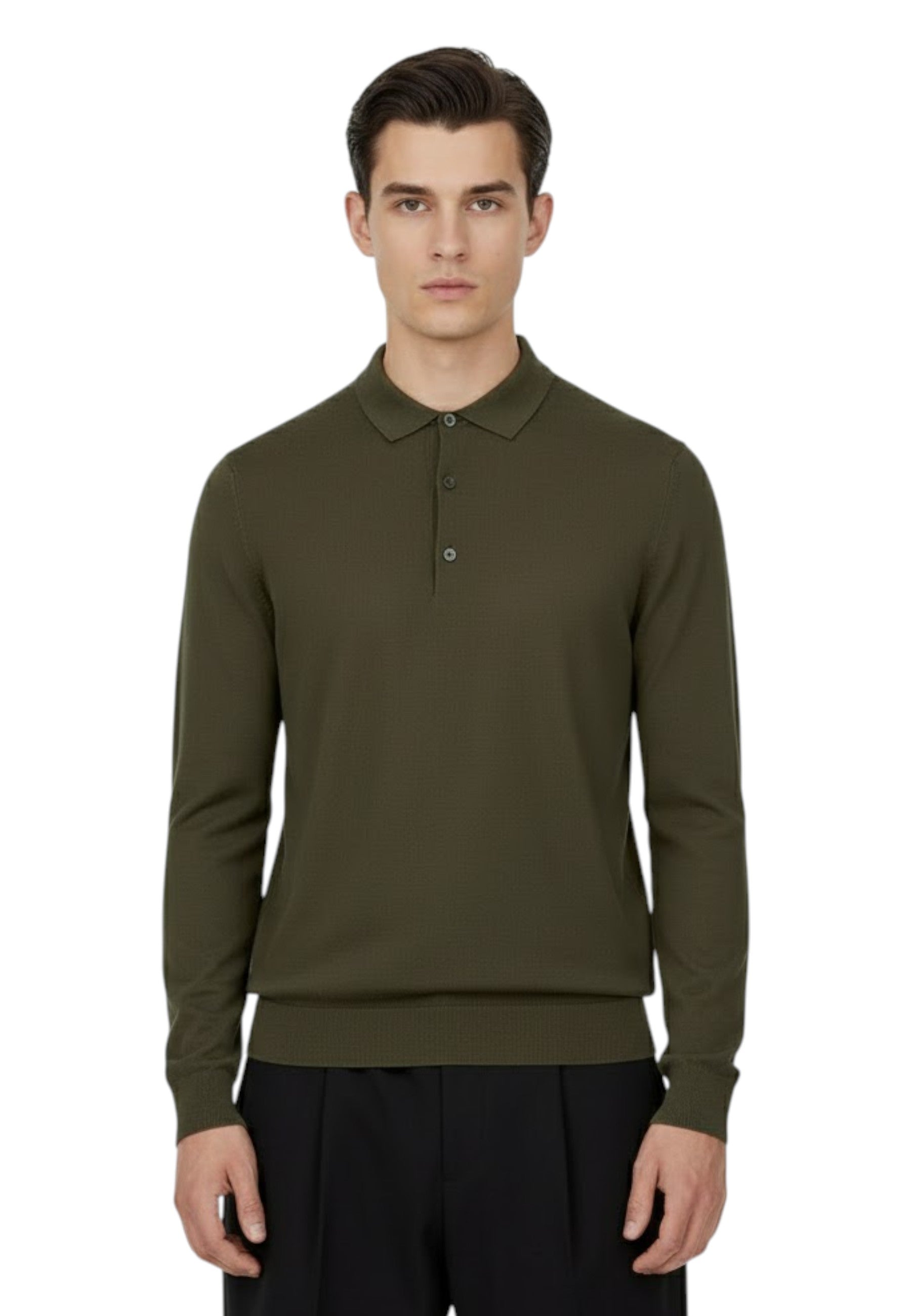 POLO A MANICA LUNGA Verde K Way