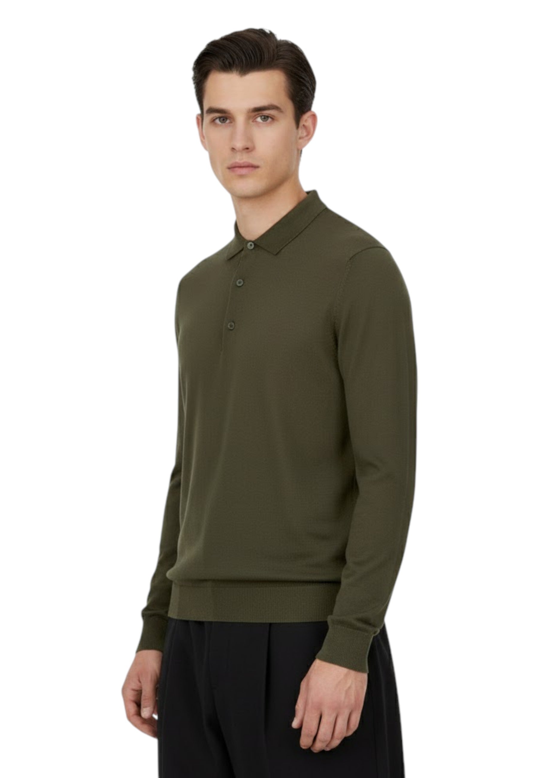 POLO A MANICA LUNGA Verde K Way