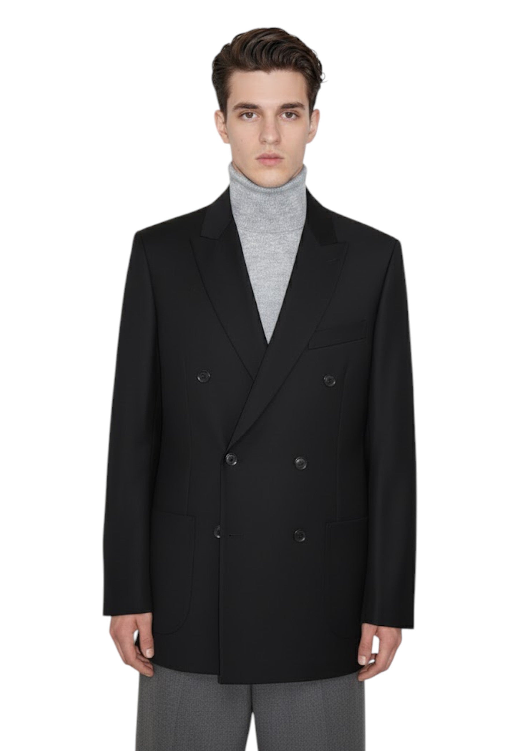 BLAZER DOPPIOPETTO Nero Bottega Marchigiana