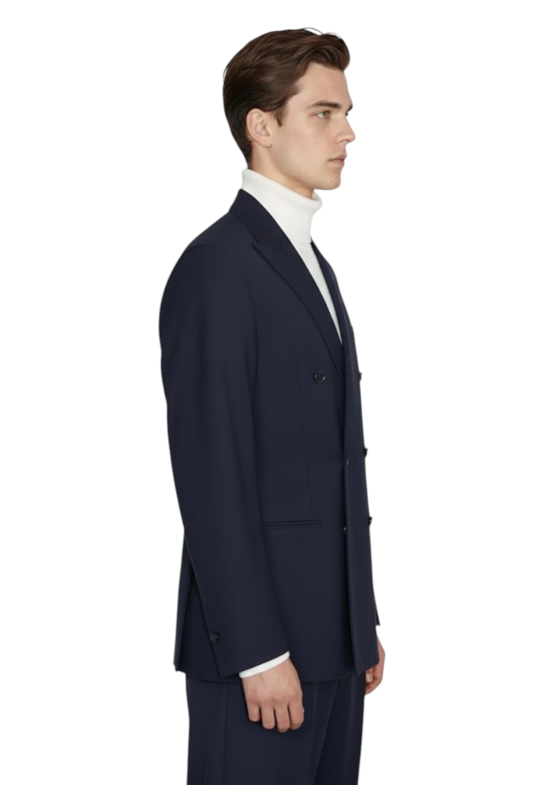 BLAZER DOPPIOPETTO Blu Bottega Marchigiana