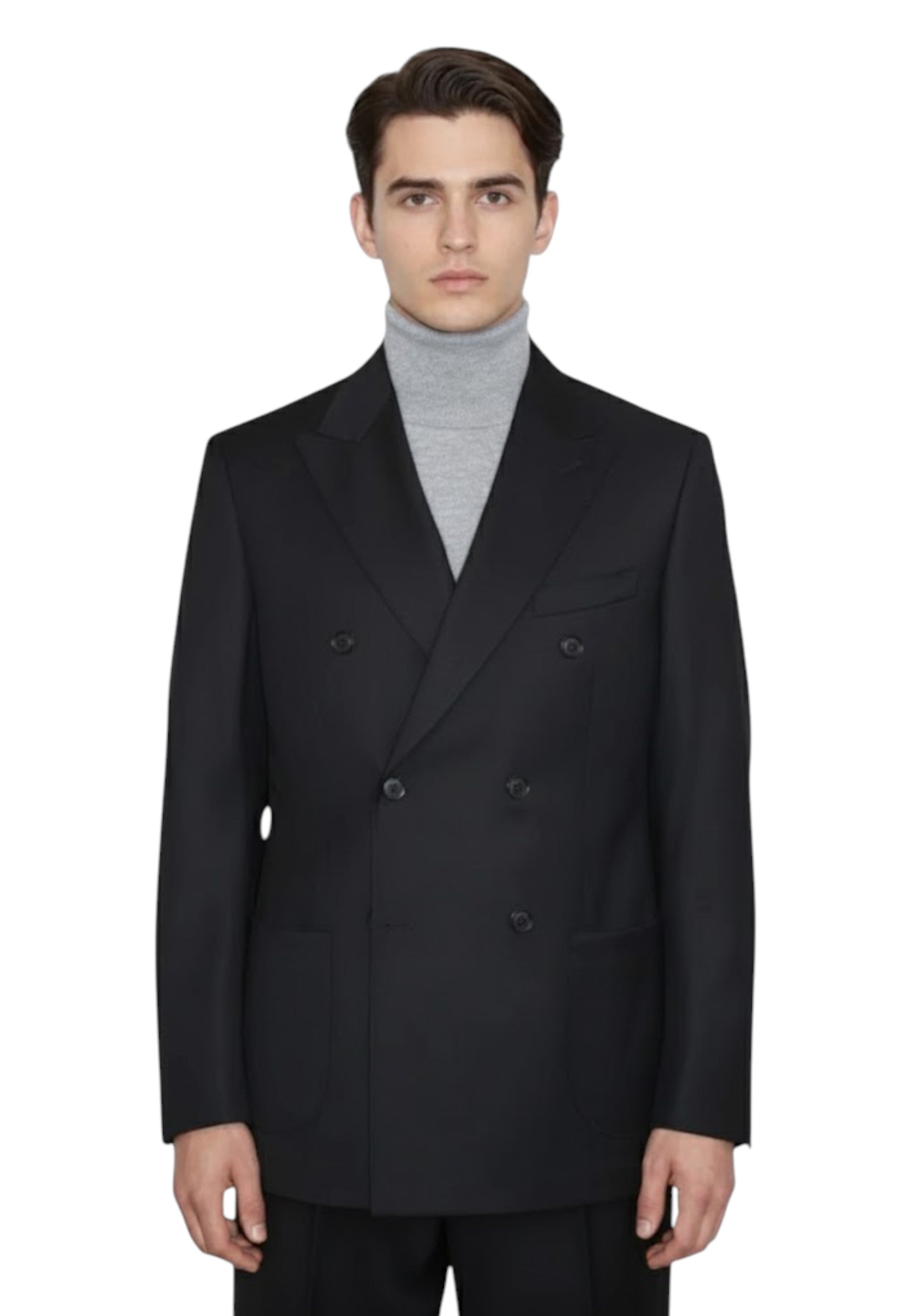 BLAZER DOPPIOPETTO Nero Bottega Marchigiana