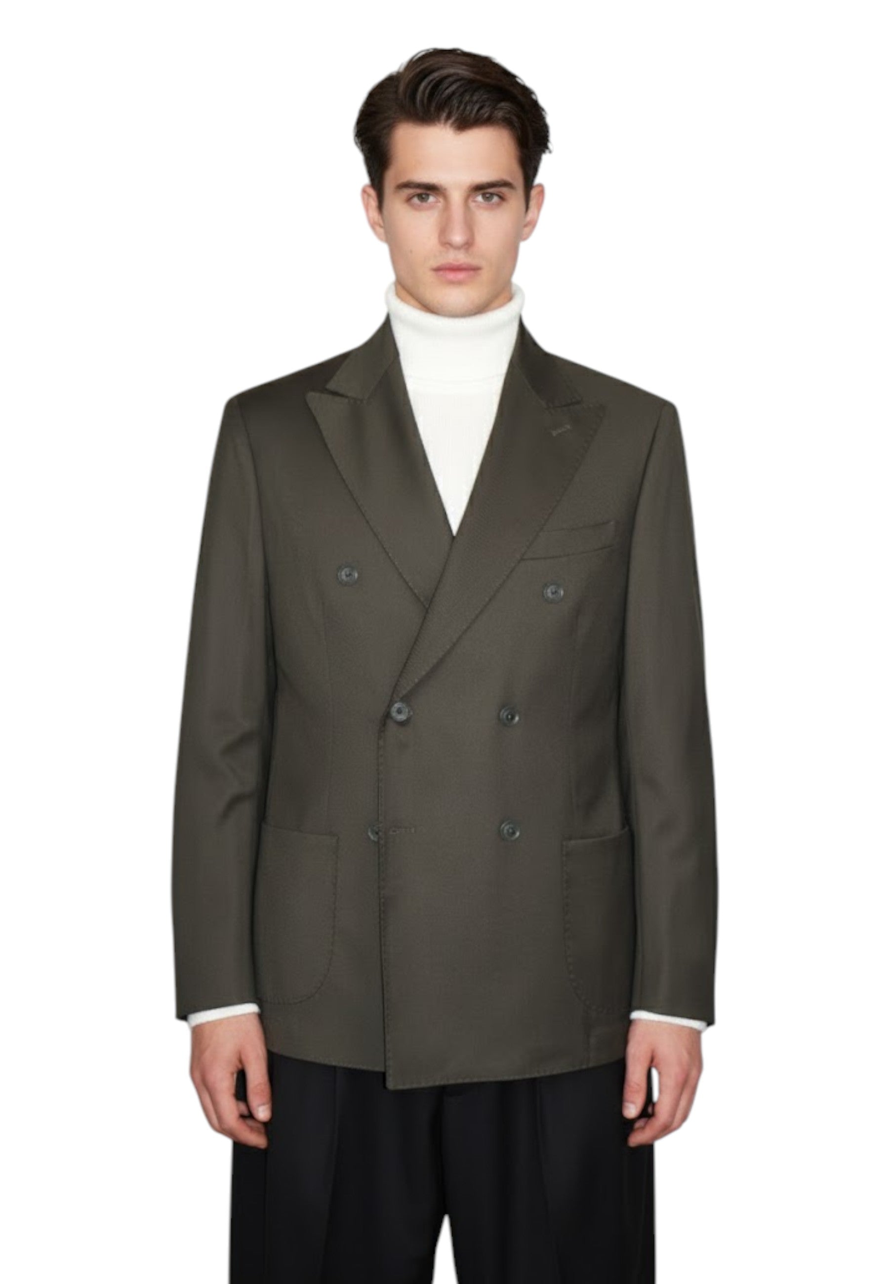 BLAZER DOPPIOPETTO Verde Bottega Marchigiana