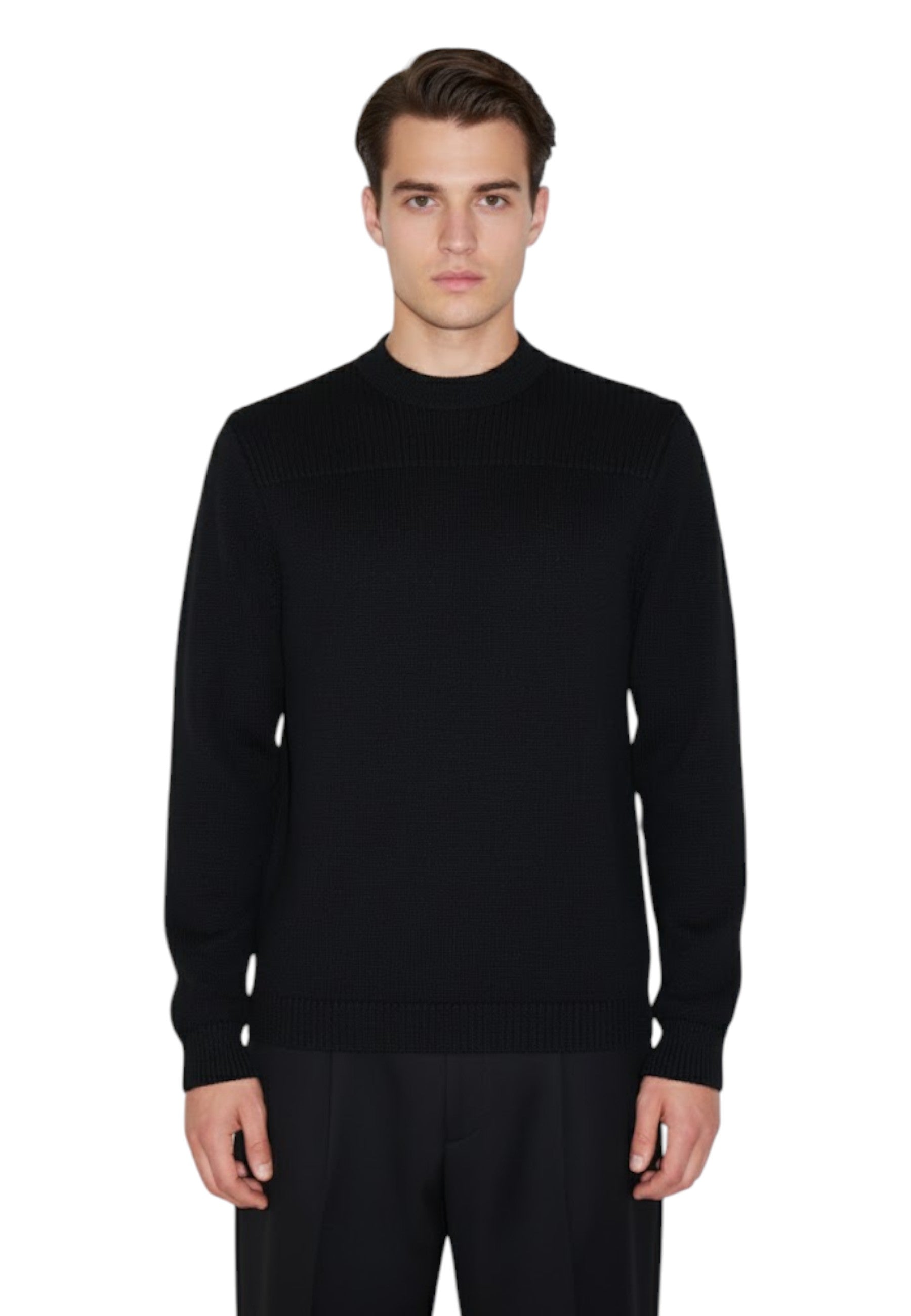 GIROCOLLO MANICA LUNGA Nero Daniele Fiesoli