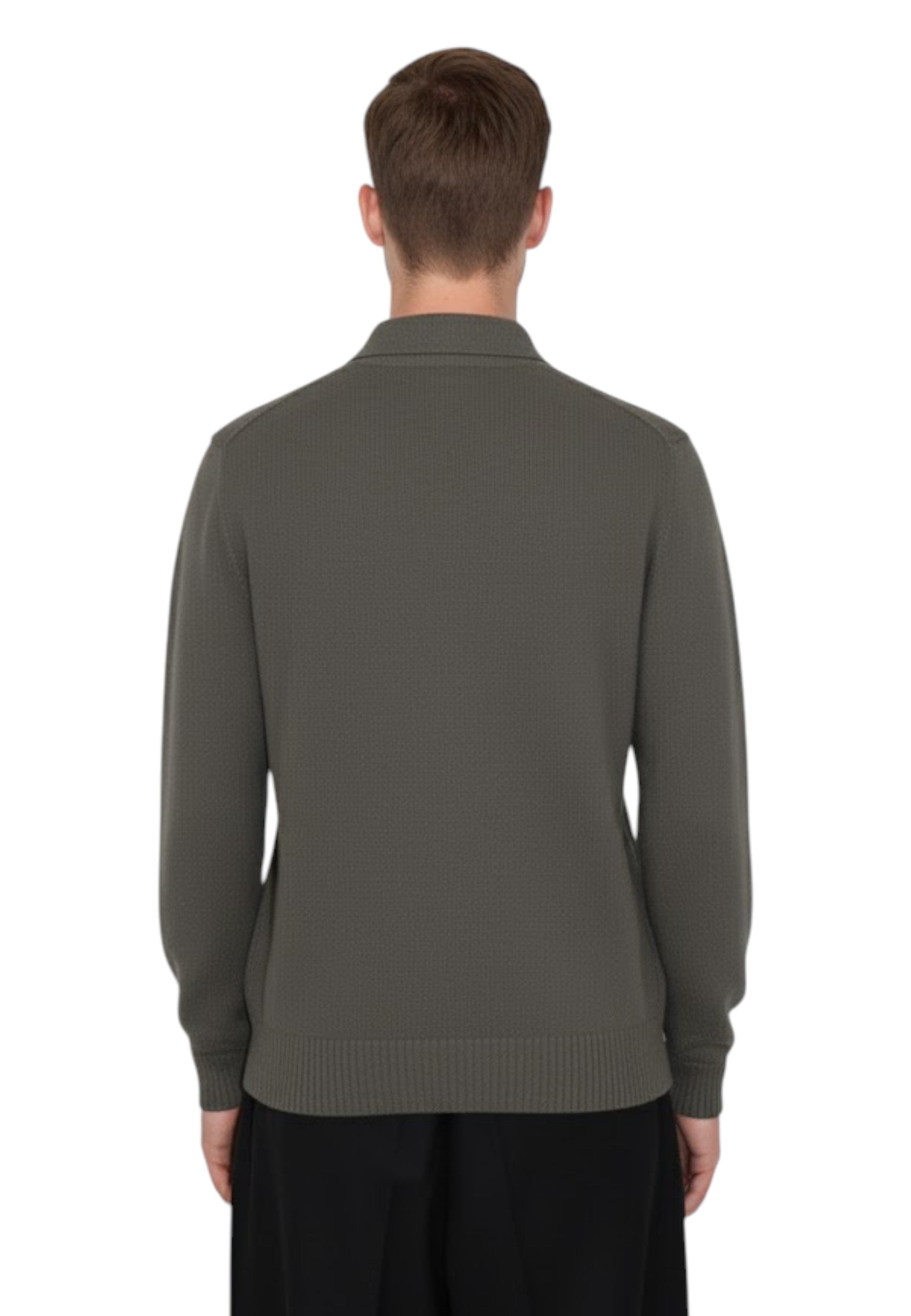 POLO MANICA LUNGA Grigio Daniele Fiesoli