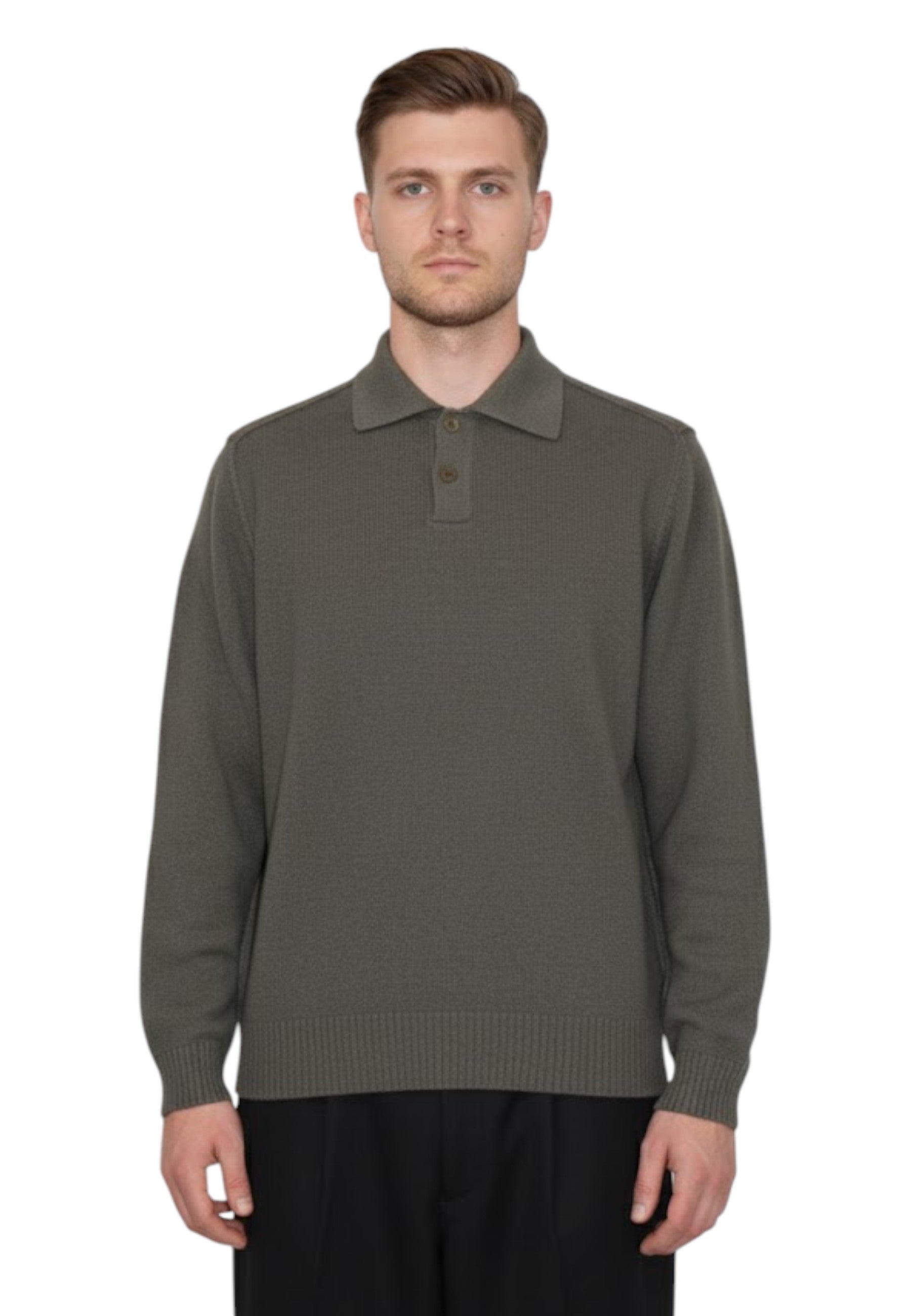 POLO MANICA LUNGA Grigio Daniele Fiesoli