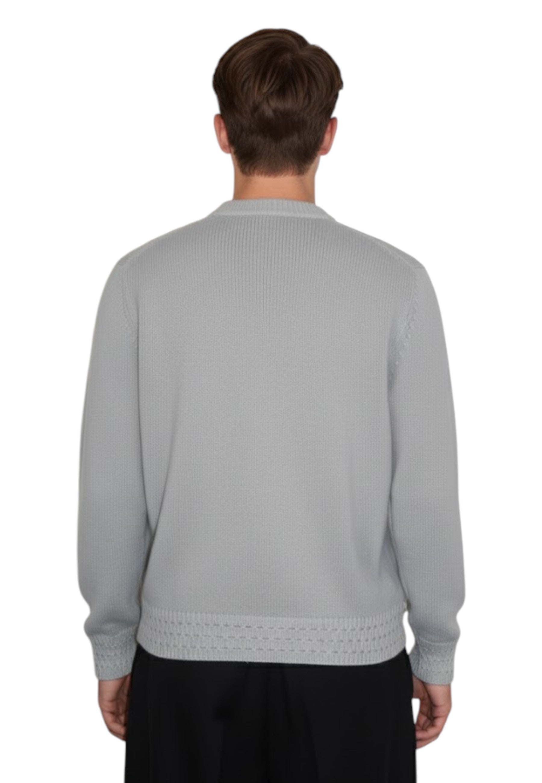 GIROCOLLO MANICA LUNGA Grigio Daniele Fiesoli