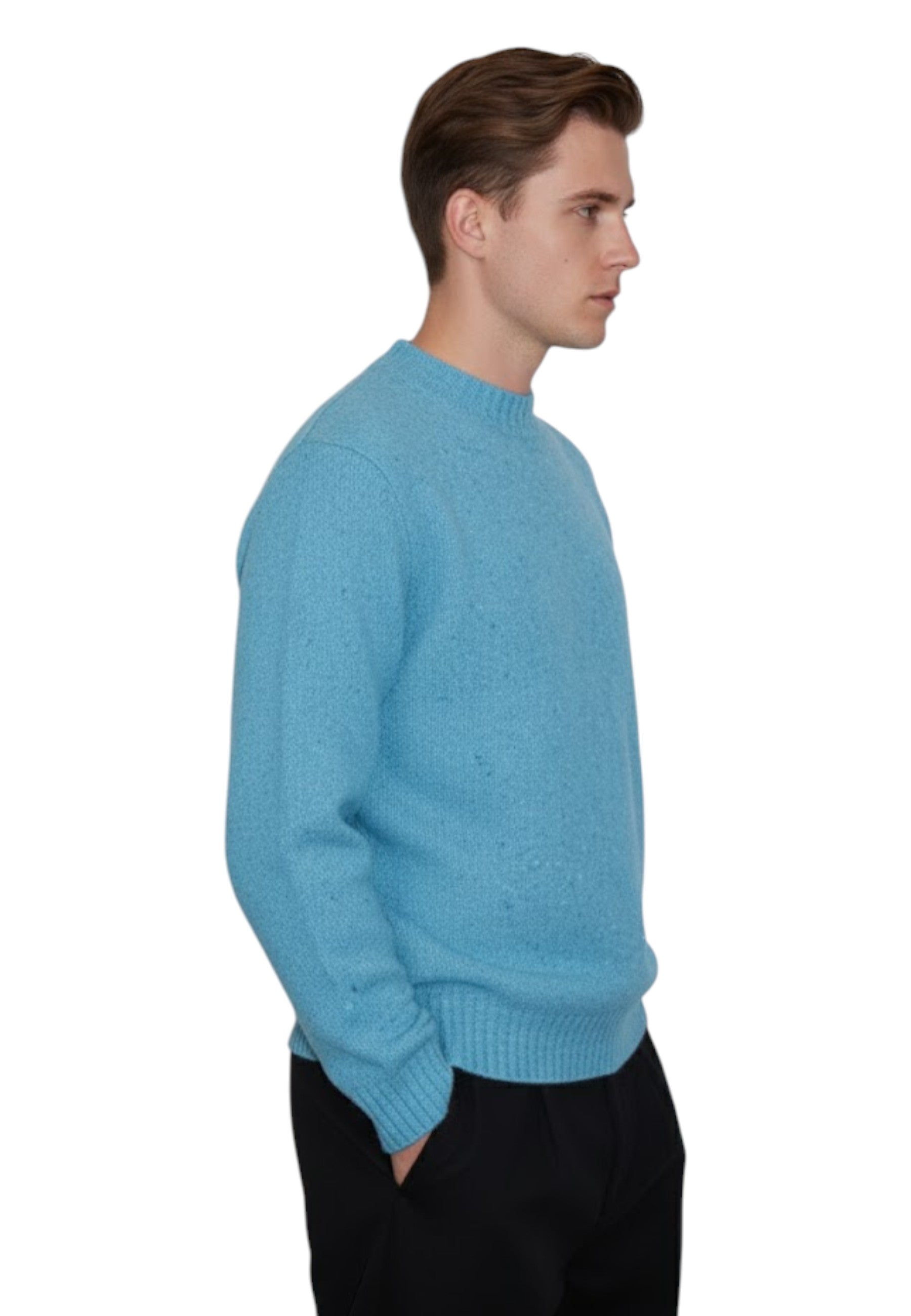 GIROCOLLO MANICA LUNGA Blu Daniele Fiesoli