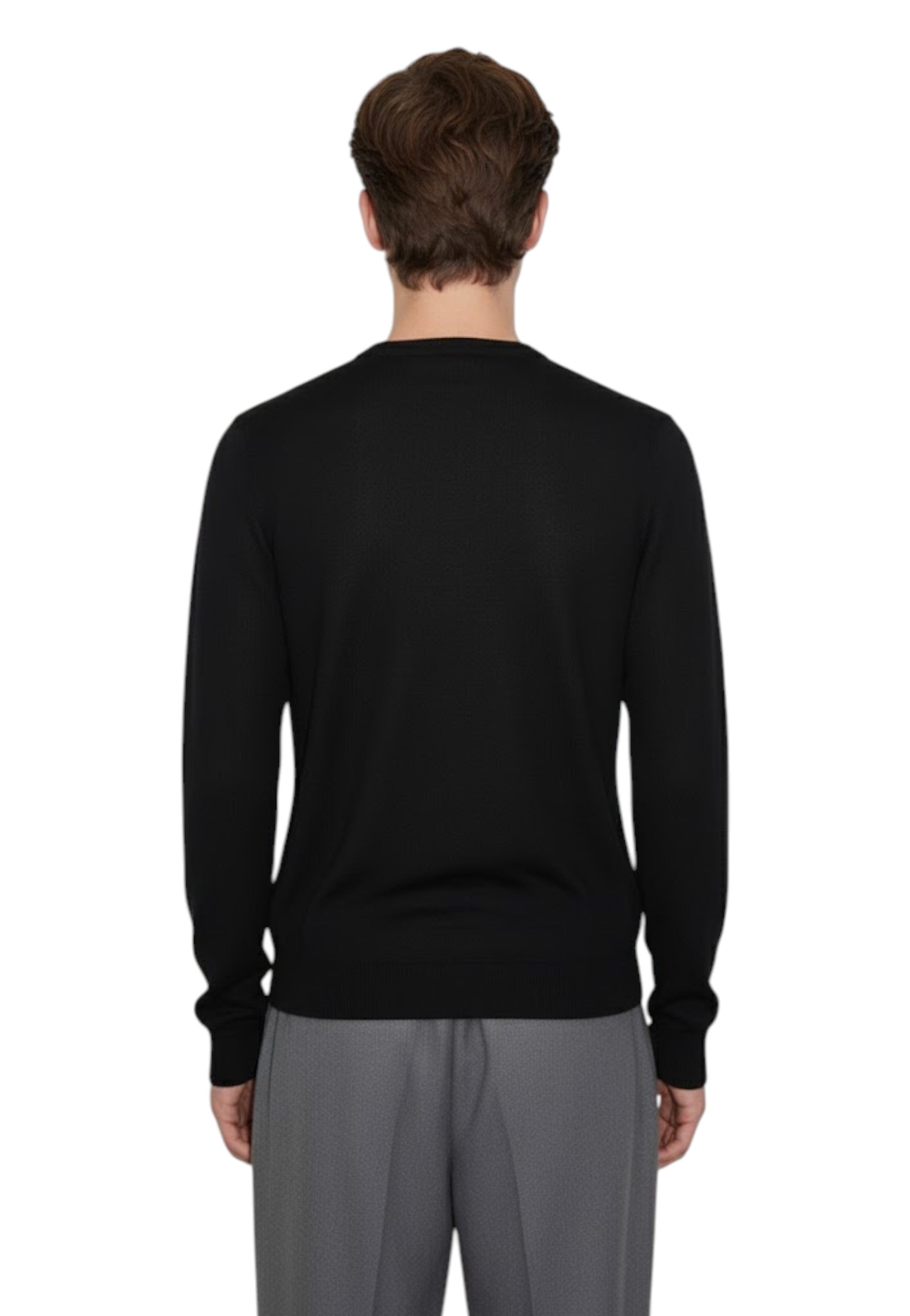 GIROCOLLO MANICA LUNGA Nero Daniele Fiesoli