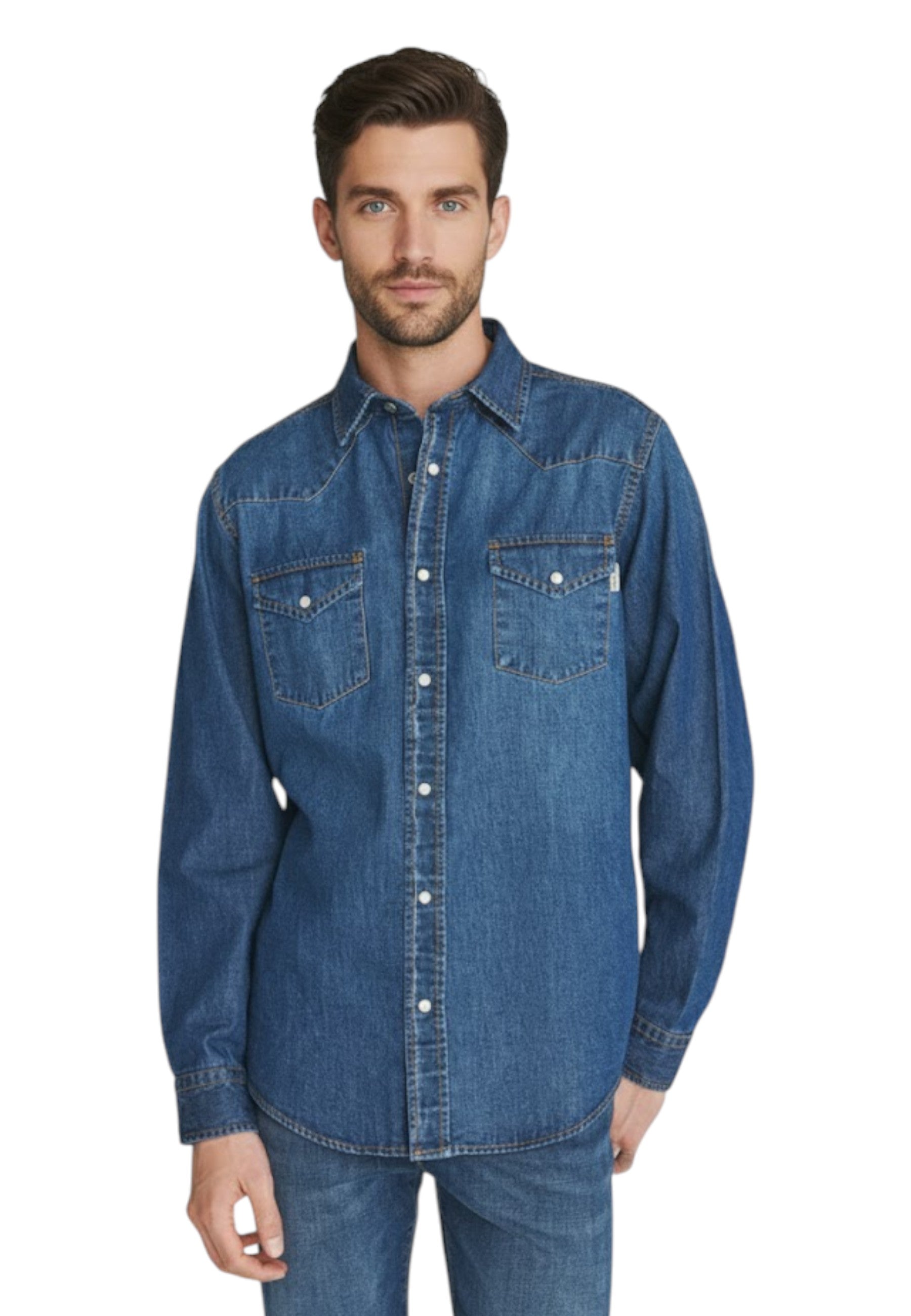 CAMICIE MANICA LUNGA Blu Roy Roger's