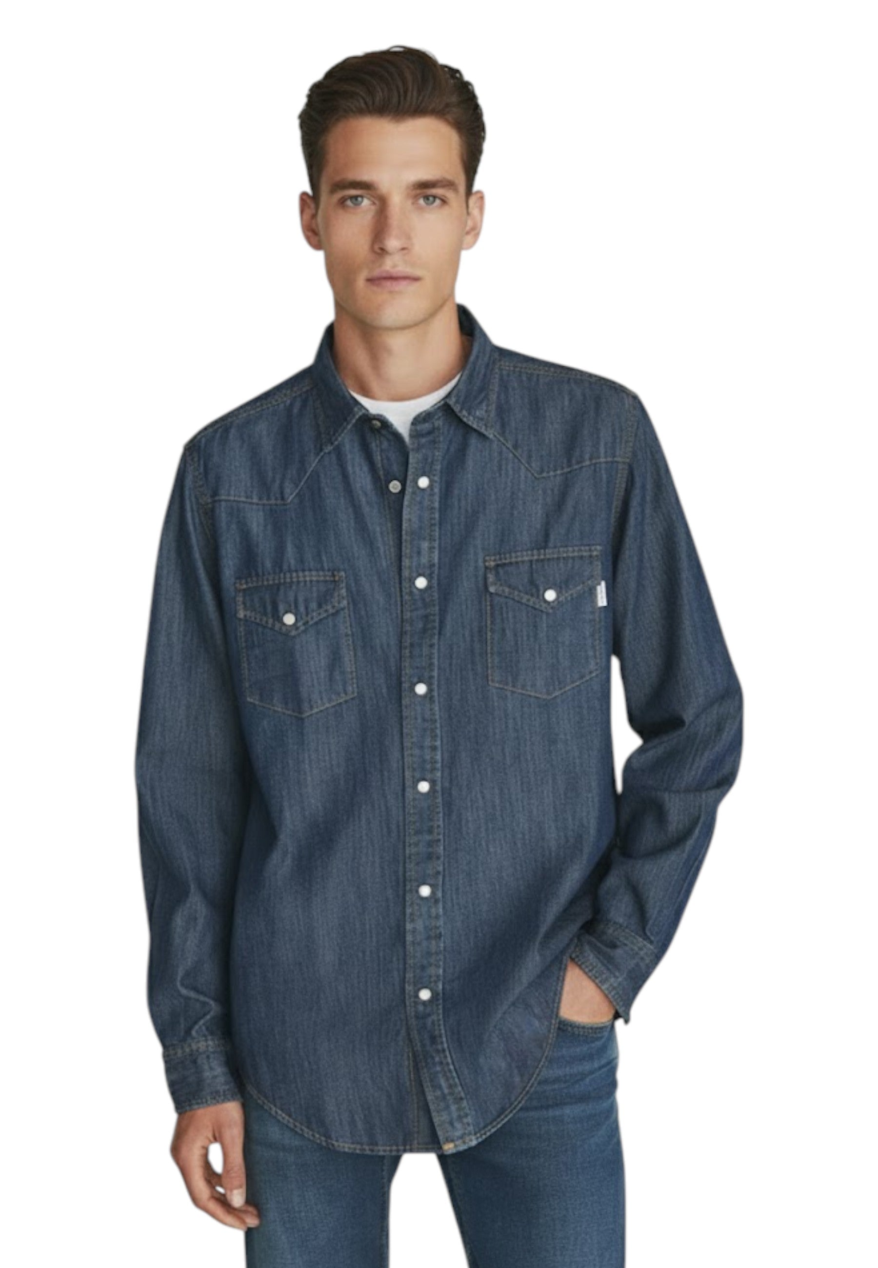 CAMICIE MANICA LUNGA Blu Roy Roger's