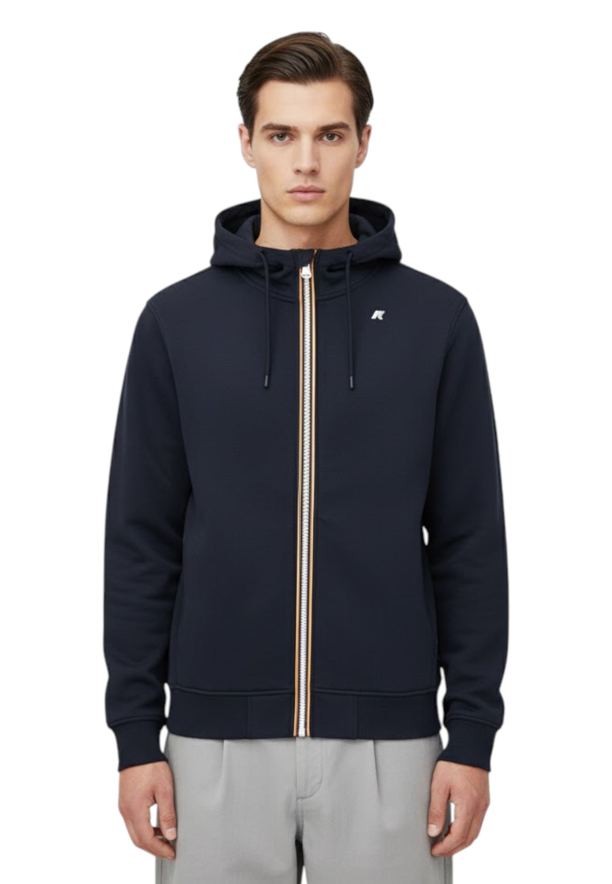 FELPE CON ZIP Blu K Way
