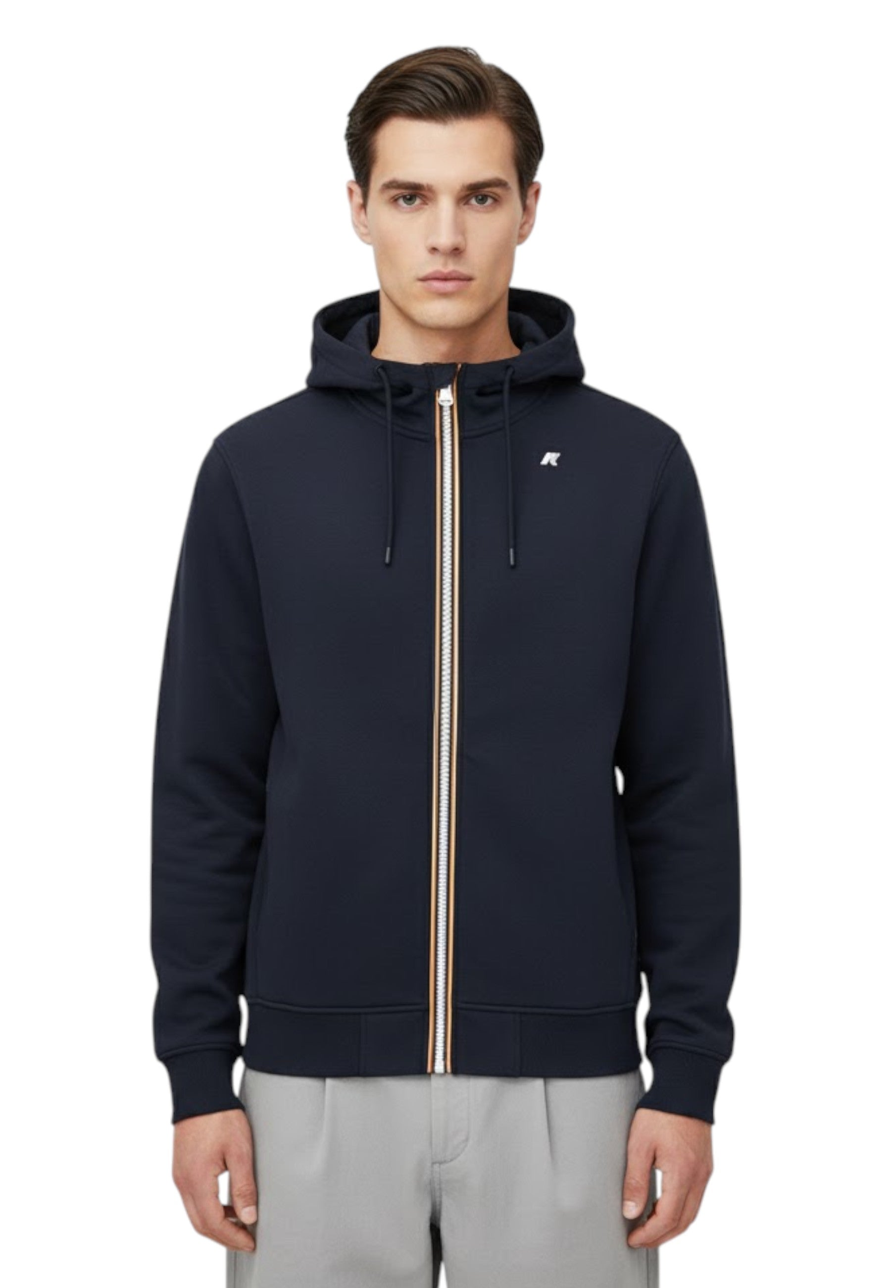 FELPE CON ZIP Blu K Way