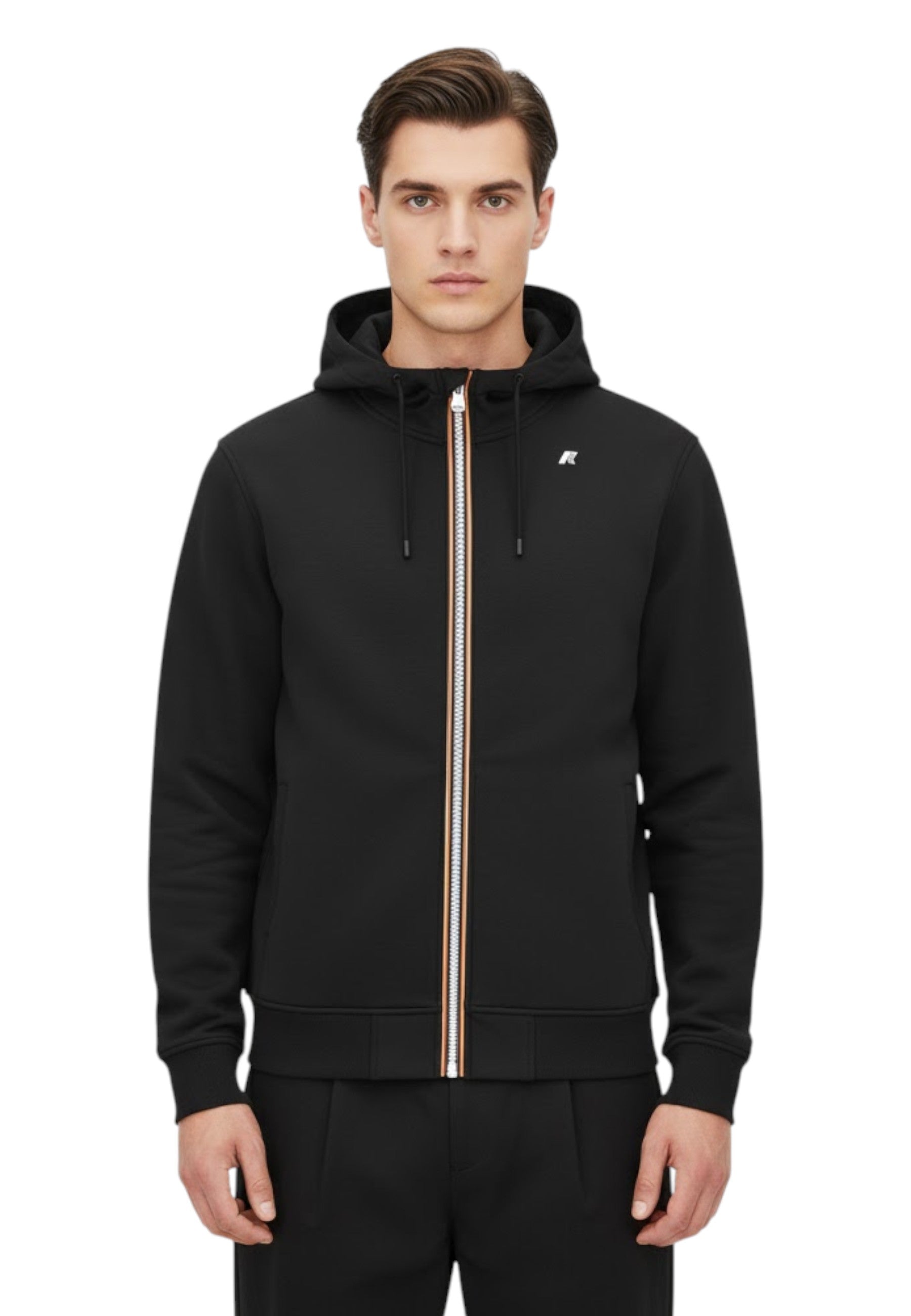 FELPE CON ZIP Nero K Way