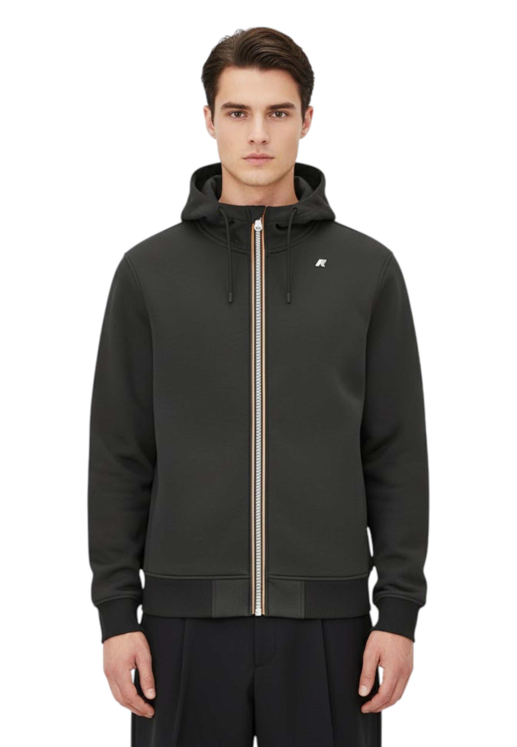 FELPE CON ZIP Verde K Way