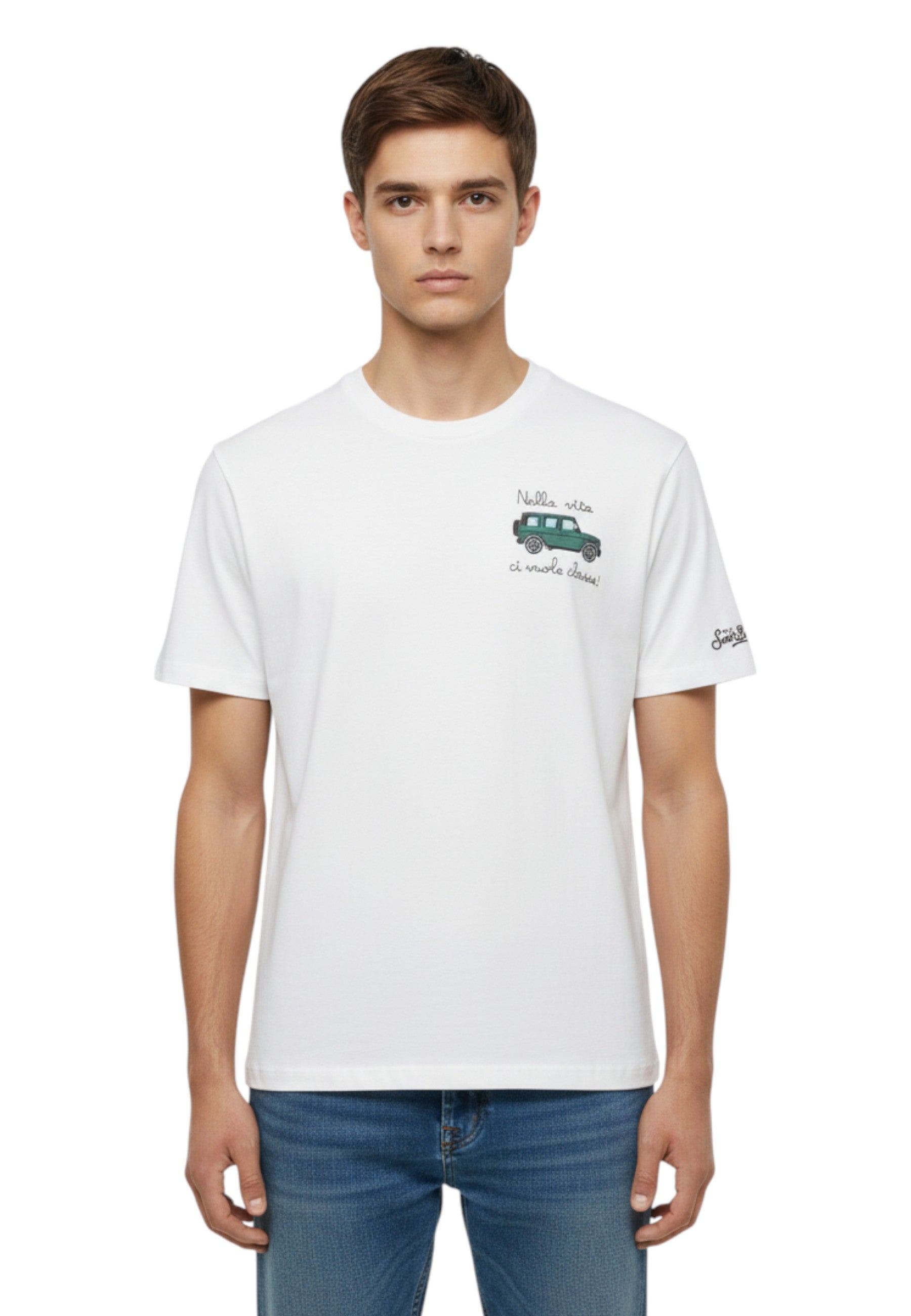 T-SHIRT Bianco Mc2 Saint Barth
