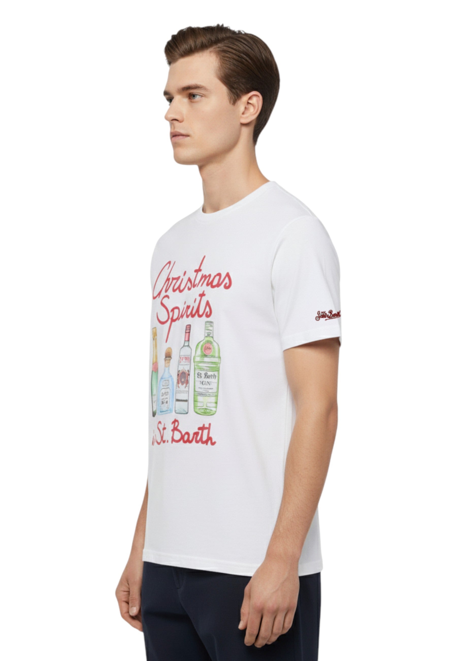 T-SHIRT Bianco Mc2 Saint Barth