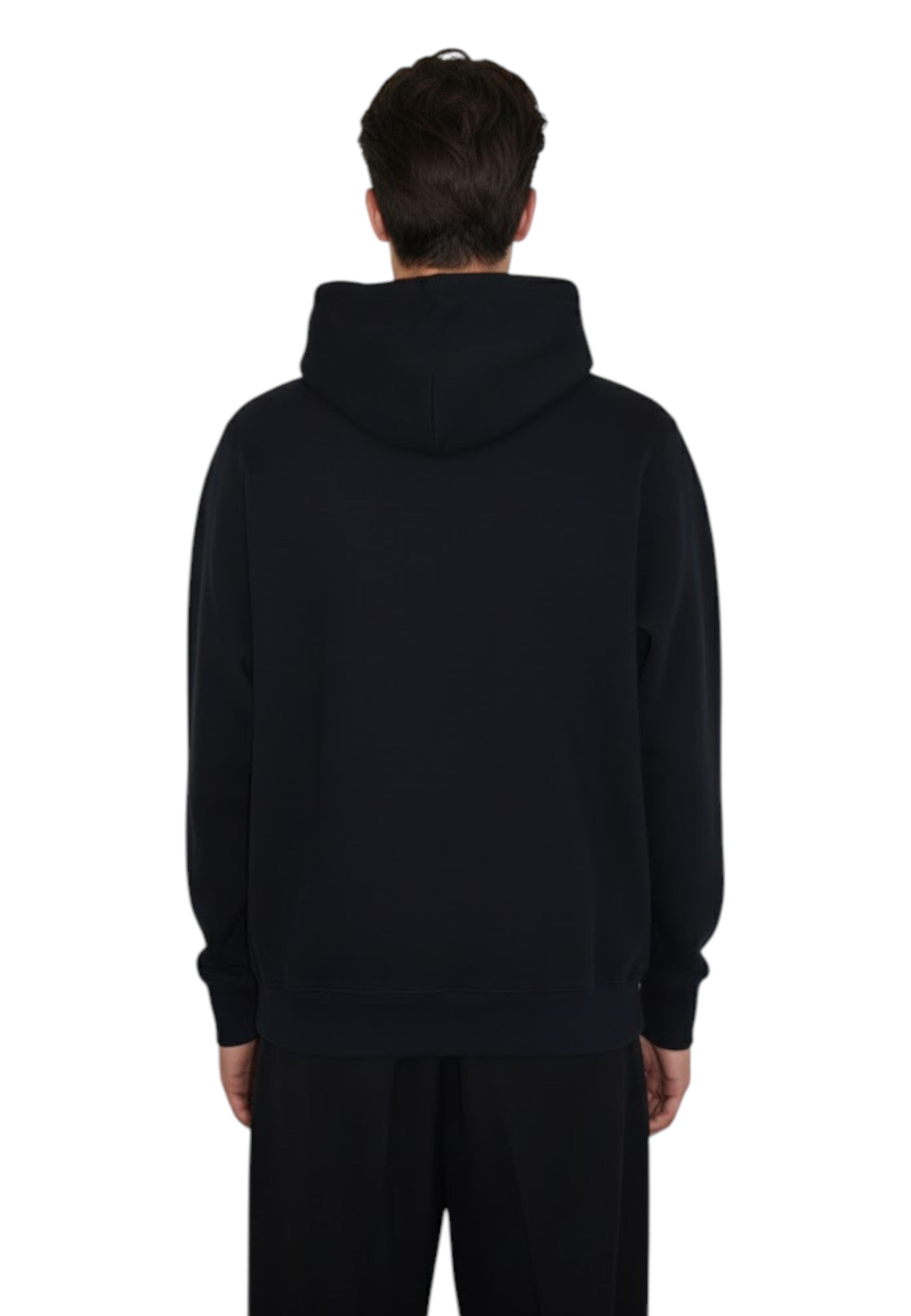FELPE CON CAPPUCCIO Nero Mc2 Saint Barth
