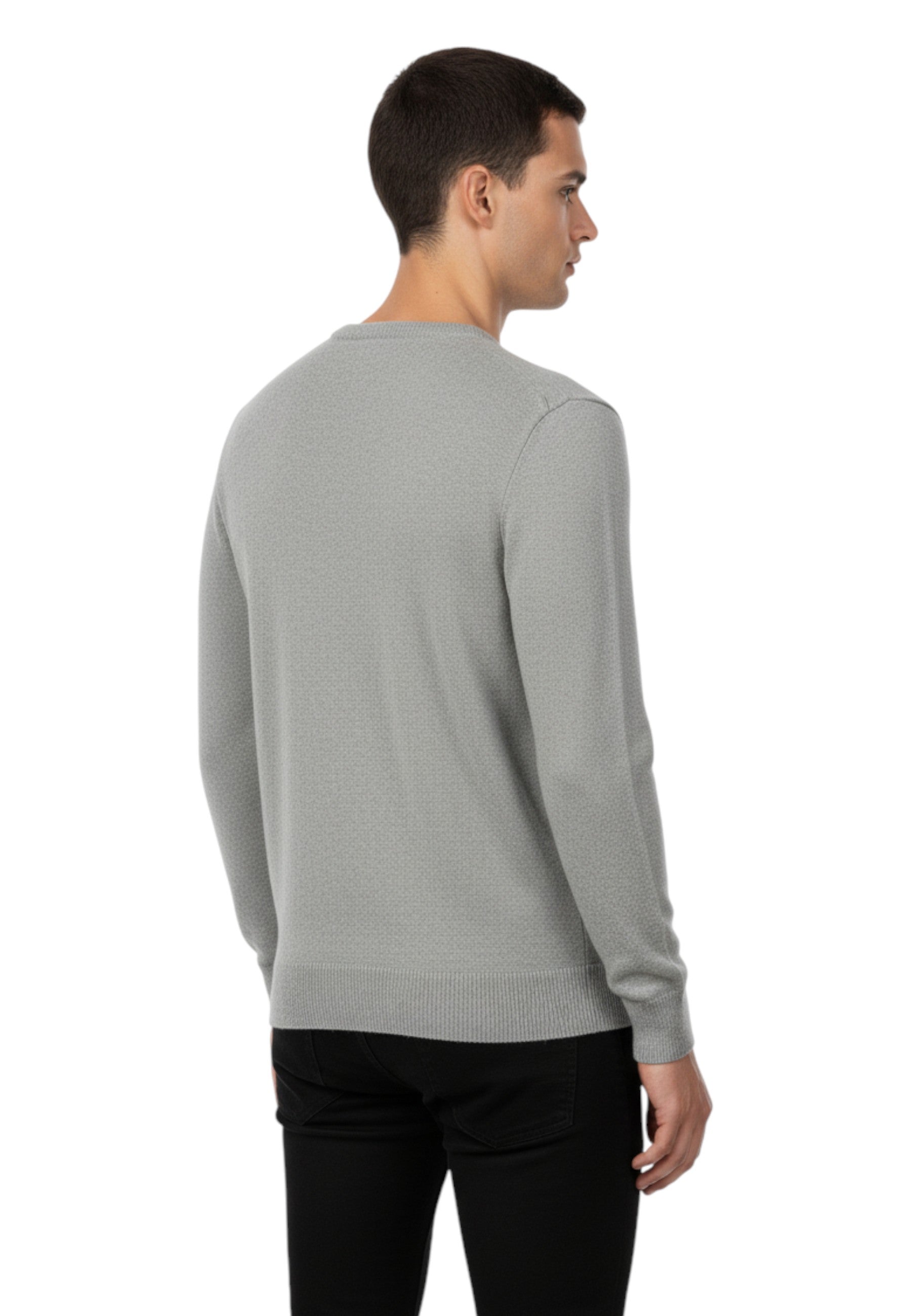 GIROCOLLO MANICA LUNGA Grigio Mc2 Saint Barth