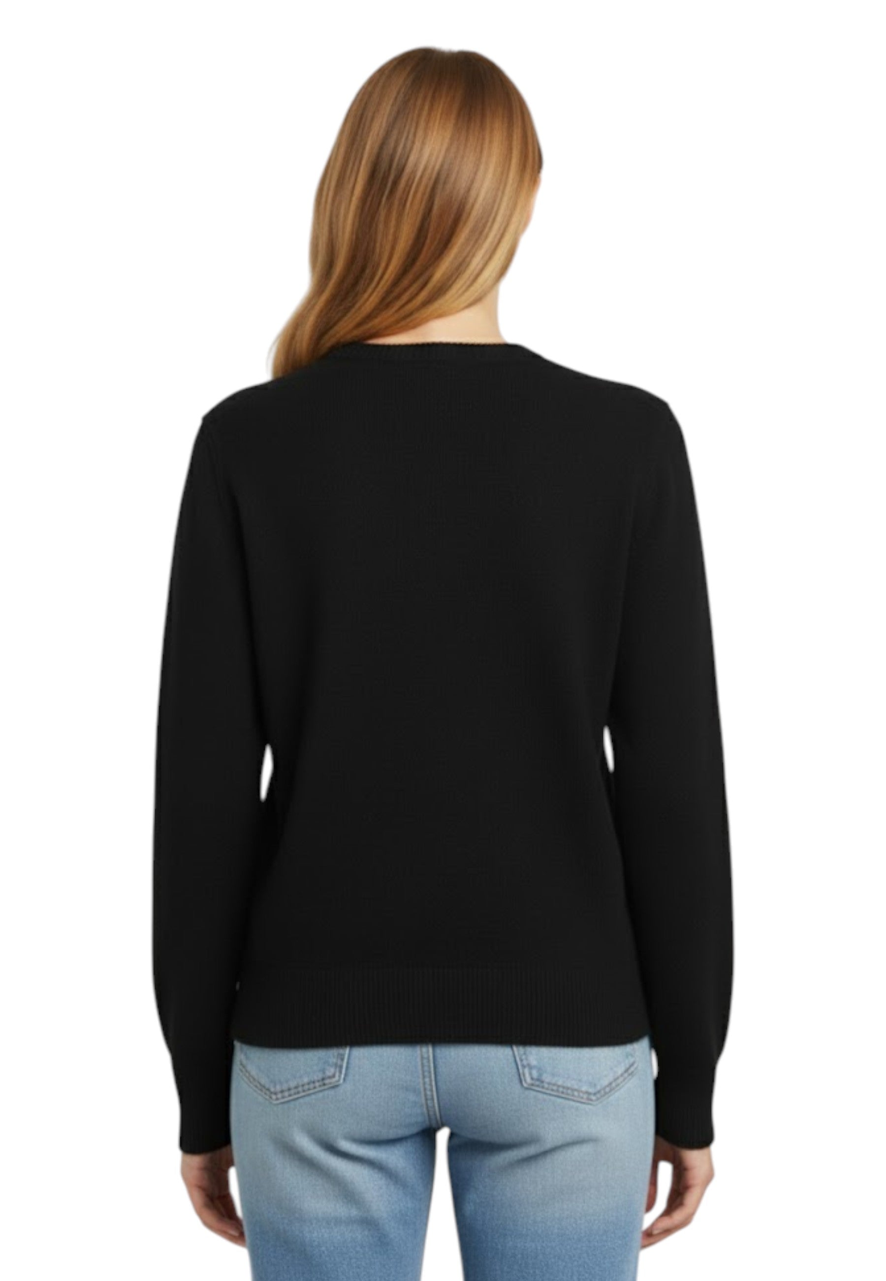 GIROCOLLO MANICA LUNGA Nero Mc2 Saint Barth