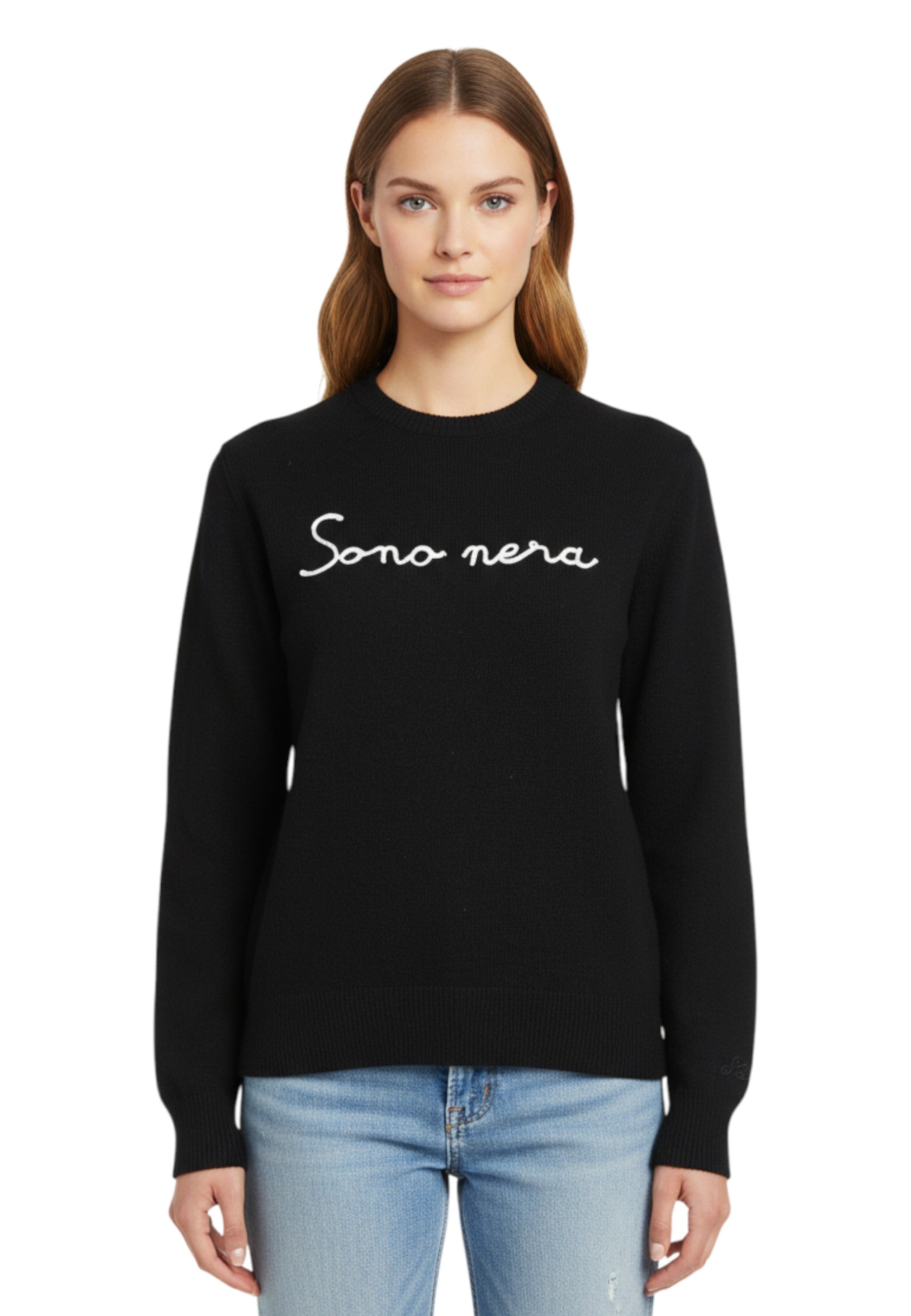 GIROCOLLO MANICA LUNGA Nero Mc2 Saint Barth