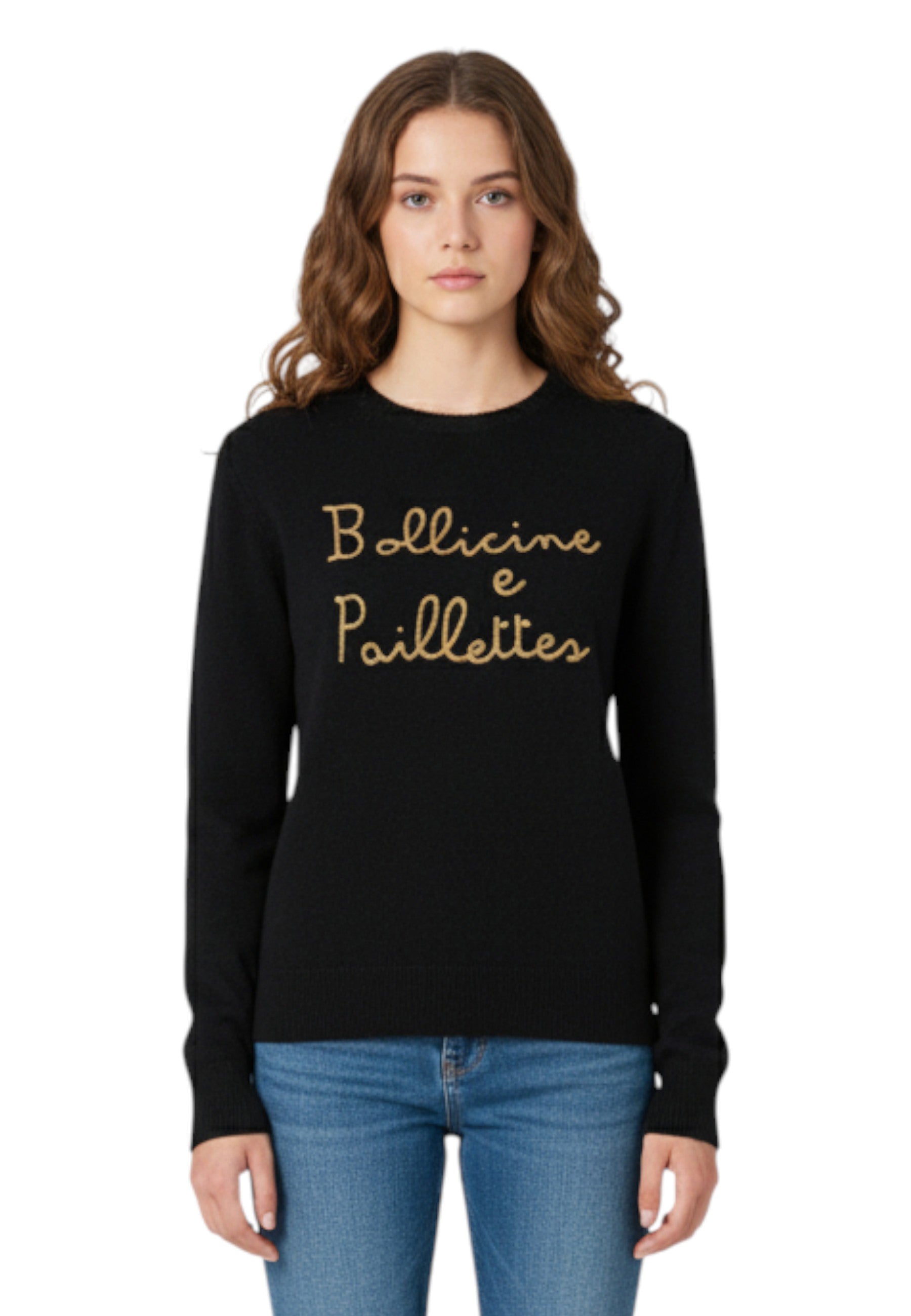 GIROCOLLO MANICA LUNGA Nero Mc2 Saint Barth