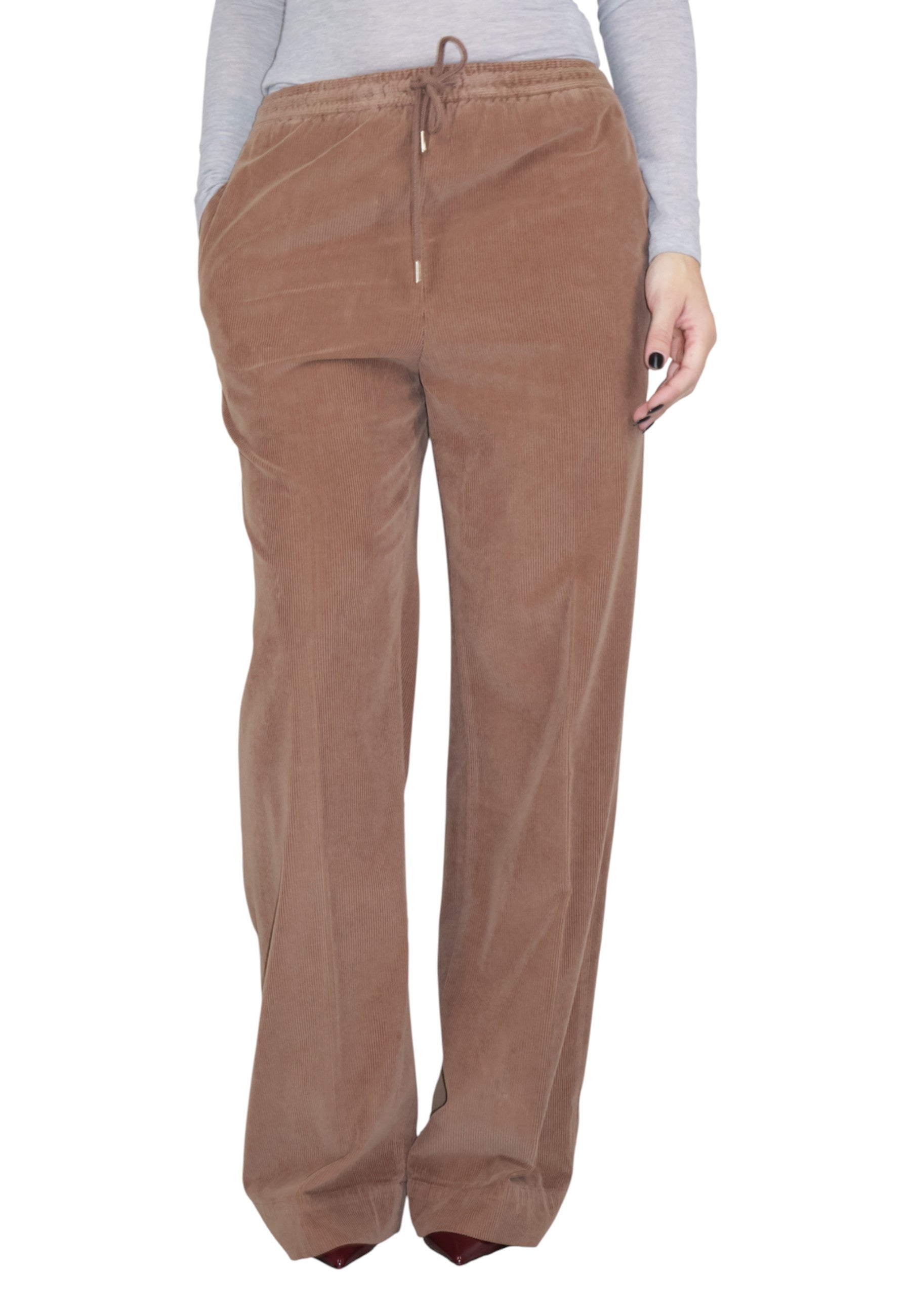 PANTALONI Marrone Briglia