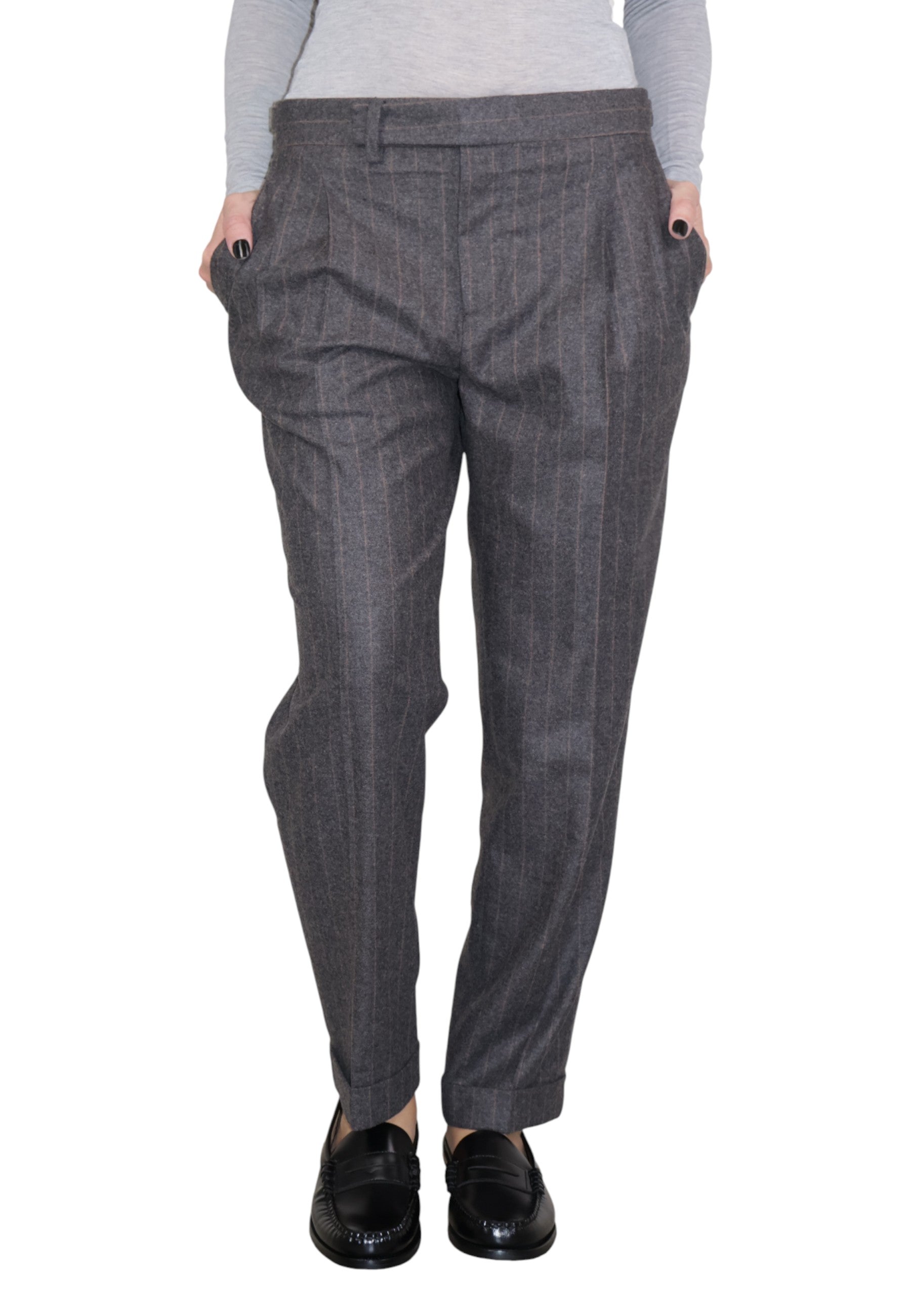 PANTALONI Grigio Briglia