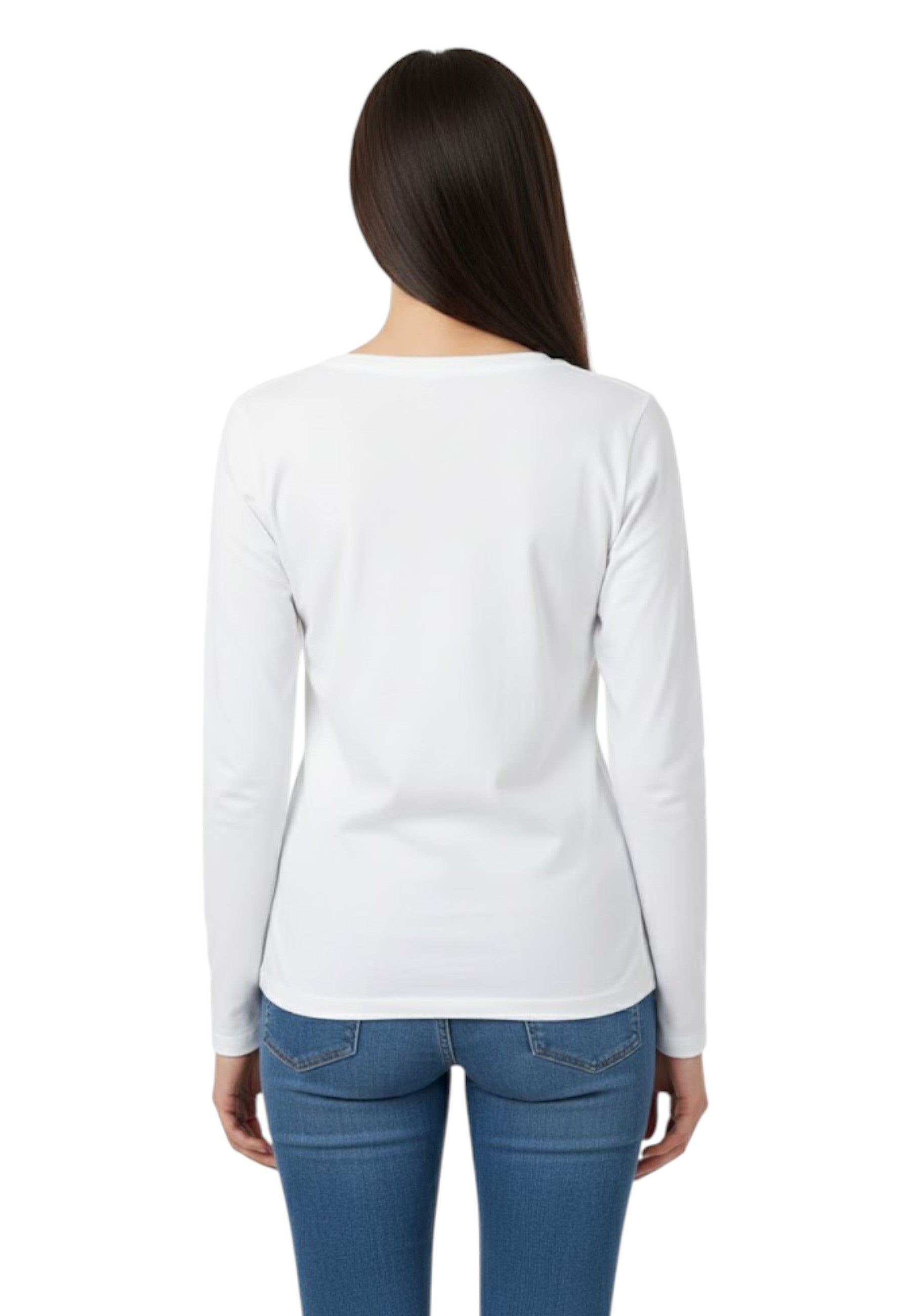 MAGLIE A V Bianco Daniele Fiesoli Collezione N_ø1