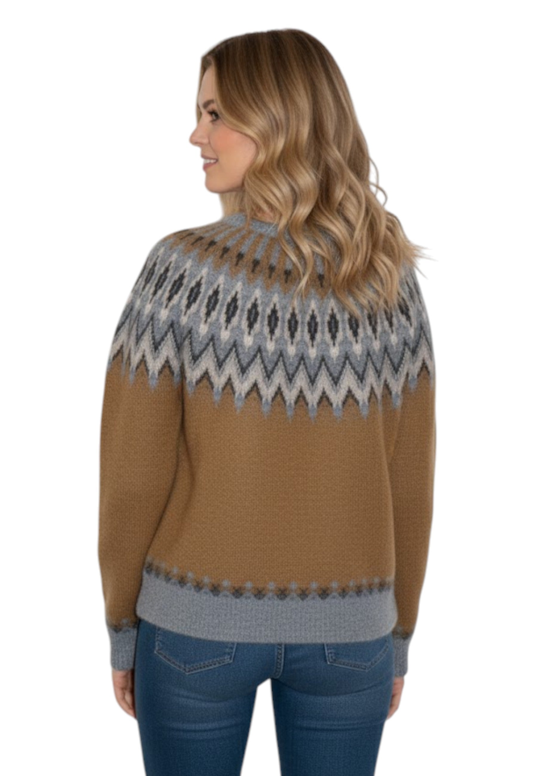 GIROCOLLO MANICA LUNGA Marrone Roberto Collina