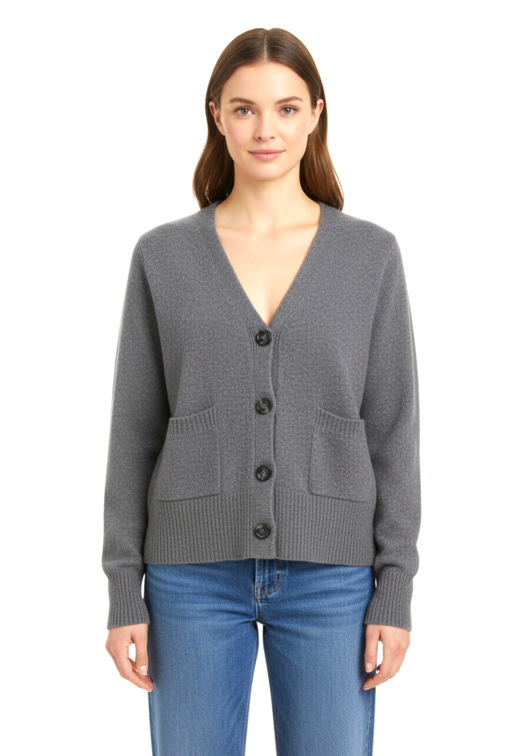 CARDIGAN Grigio Roberto Collina