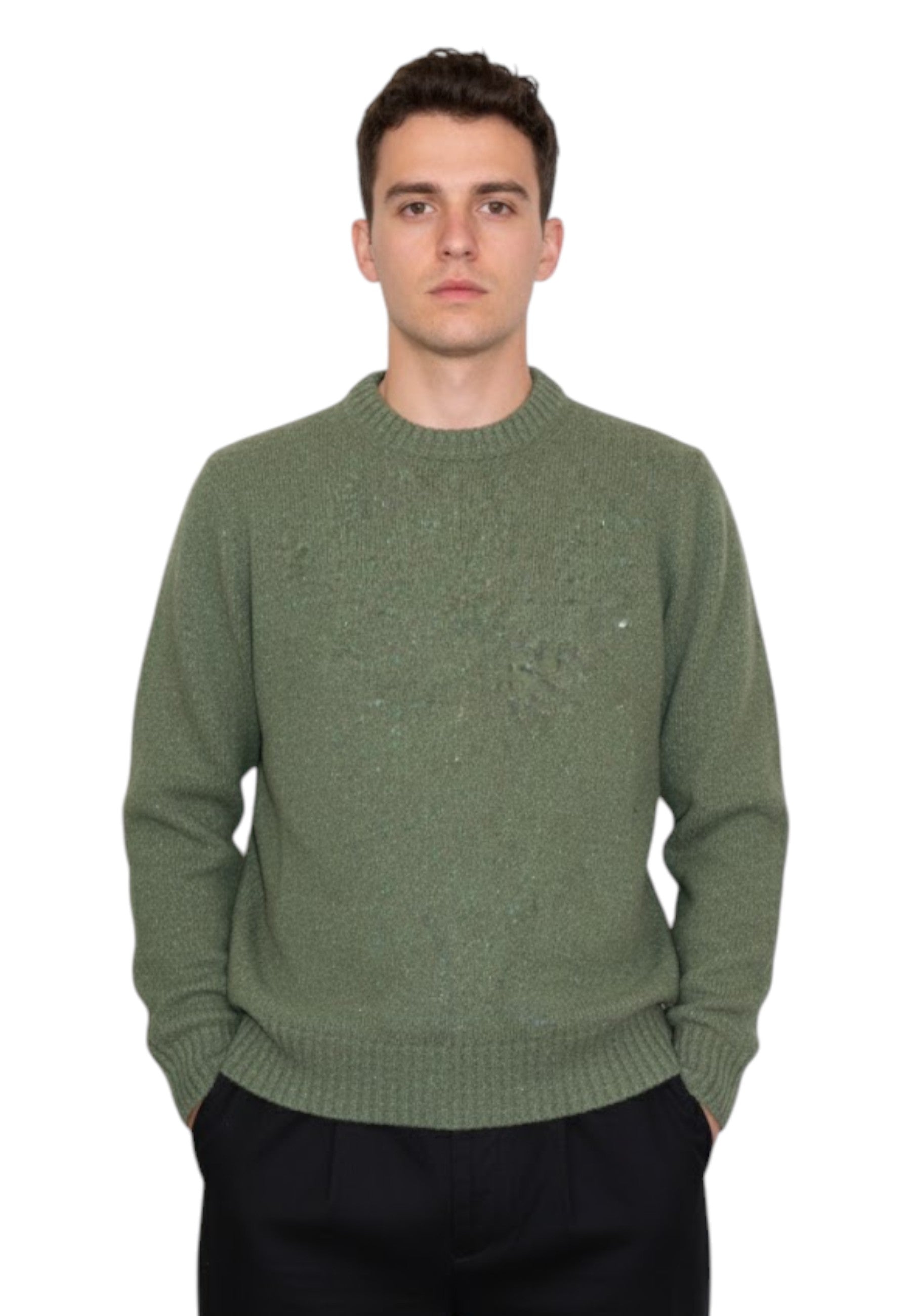 GIROCOLLO MANICA LUNGA Verde Kangra