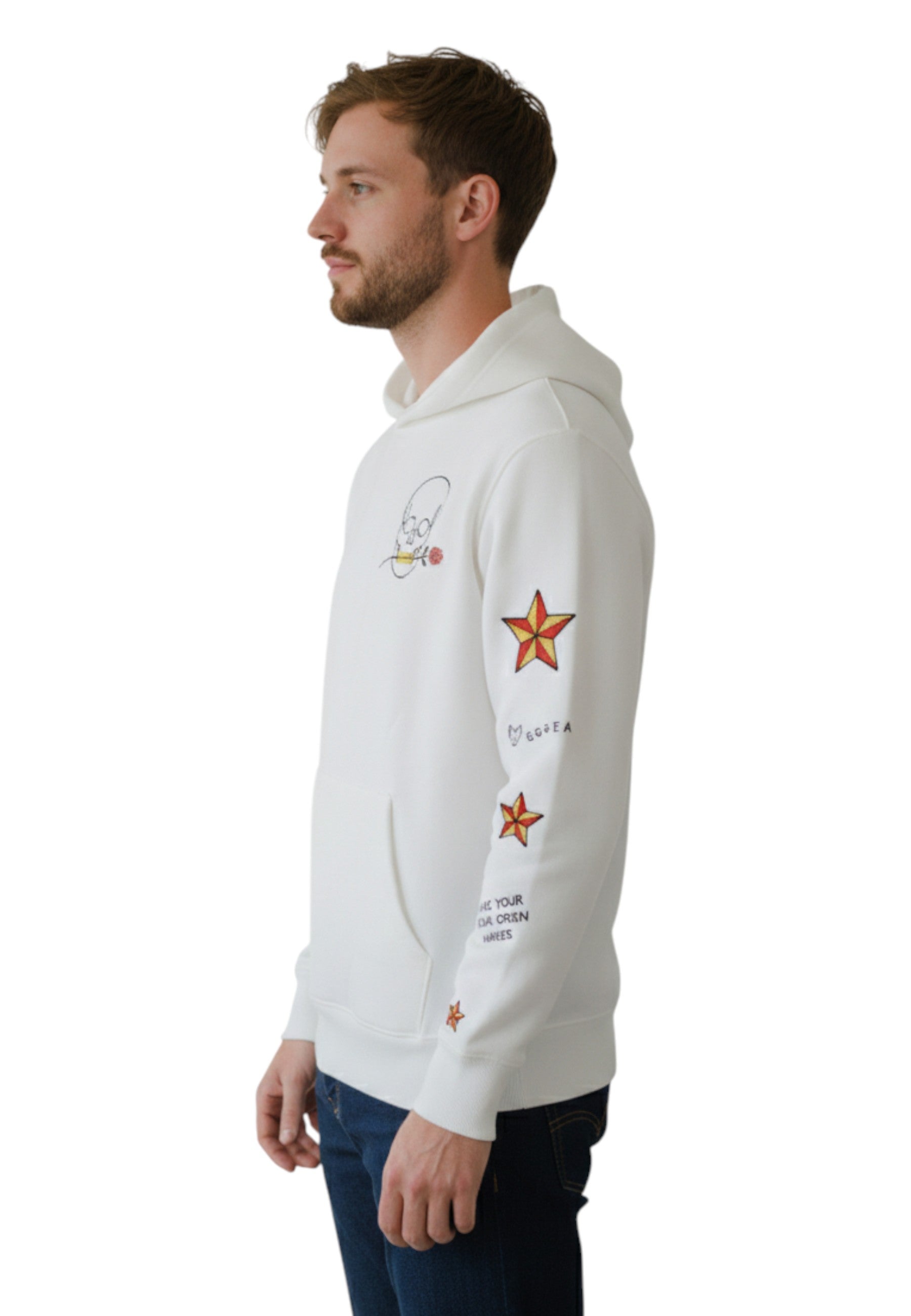 FELPE CON CAPPUCCIO Bianco Inspired By A True Story