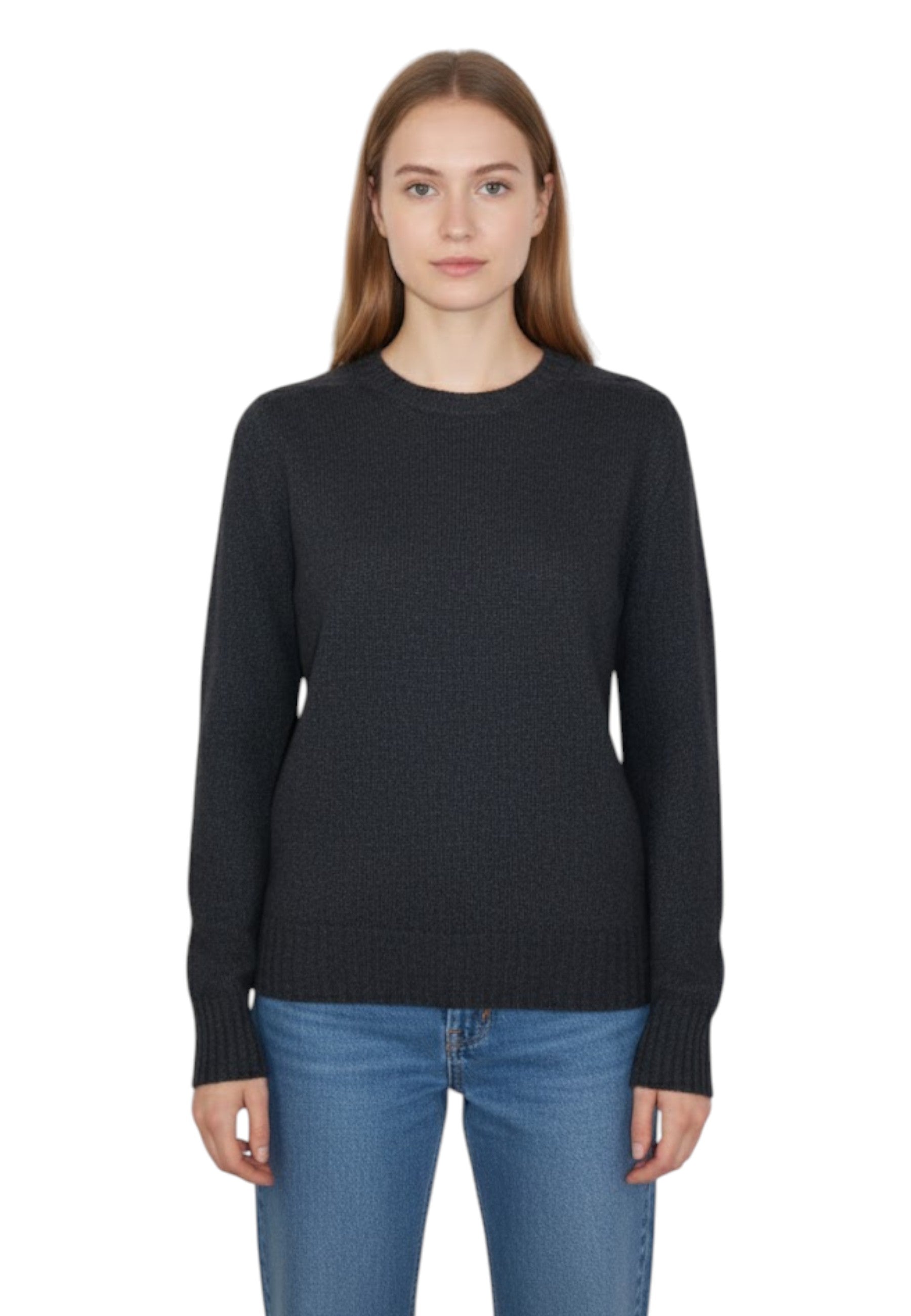 GIROCOLLO MANICA LUNGA Nero Hekla & Co