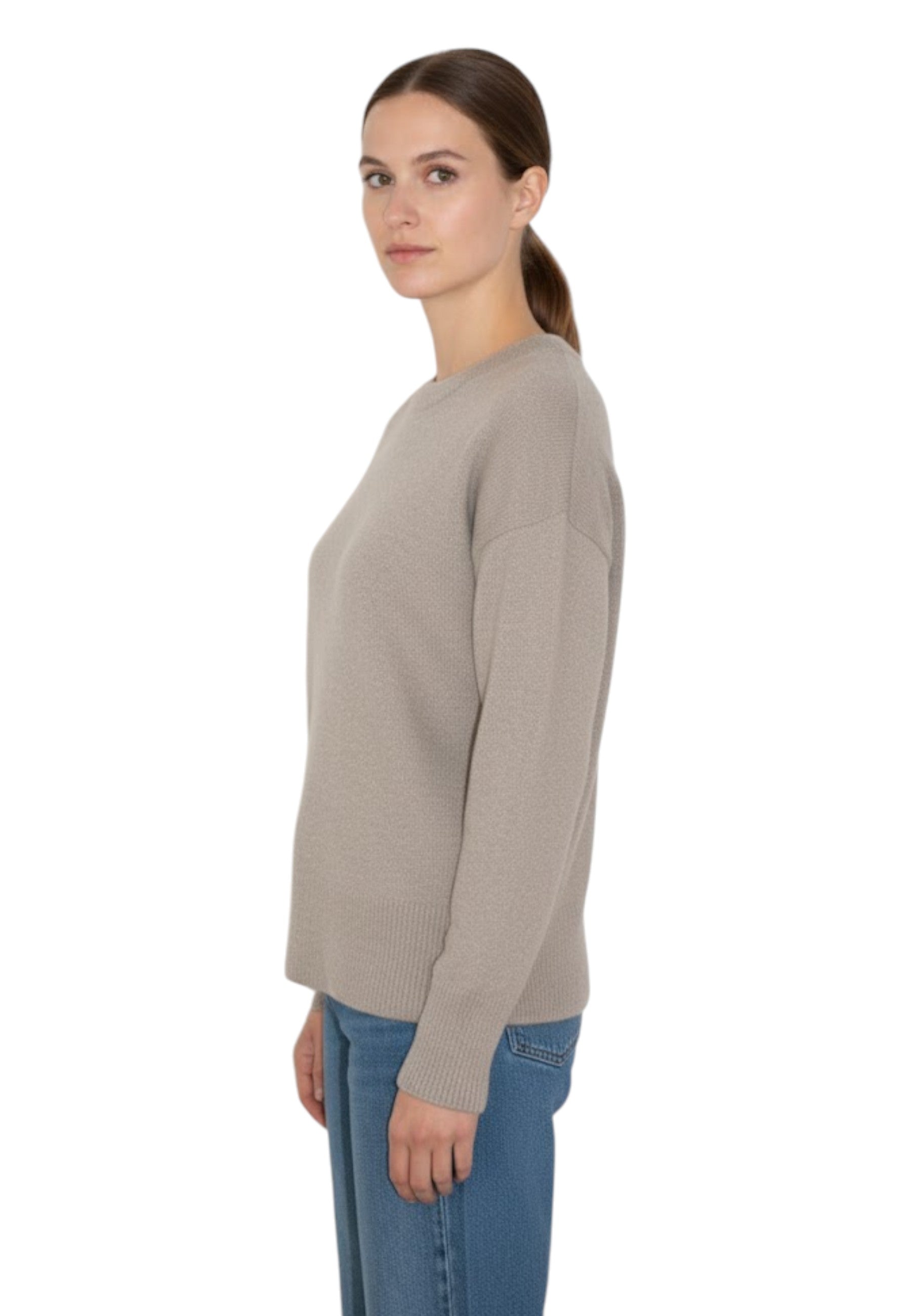 GIROCOLLO MANICA LUNGA Marrone Hekla & Co