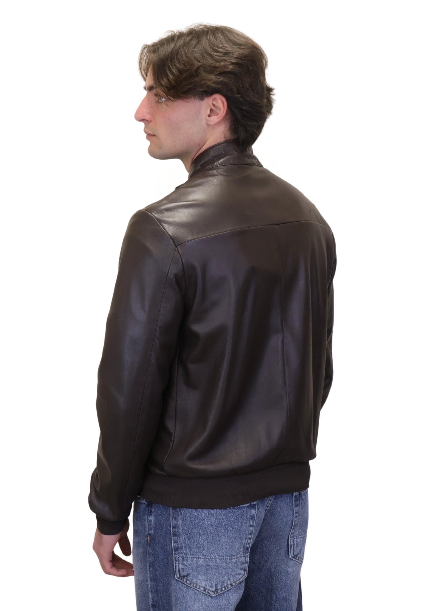 GIUBBOTTI IN PELLE Marrone Authority