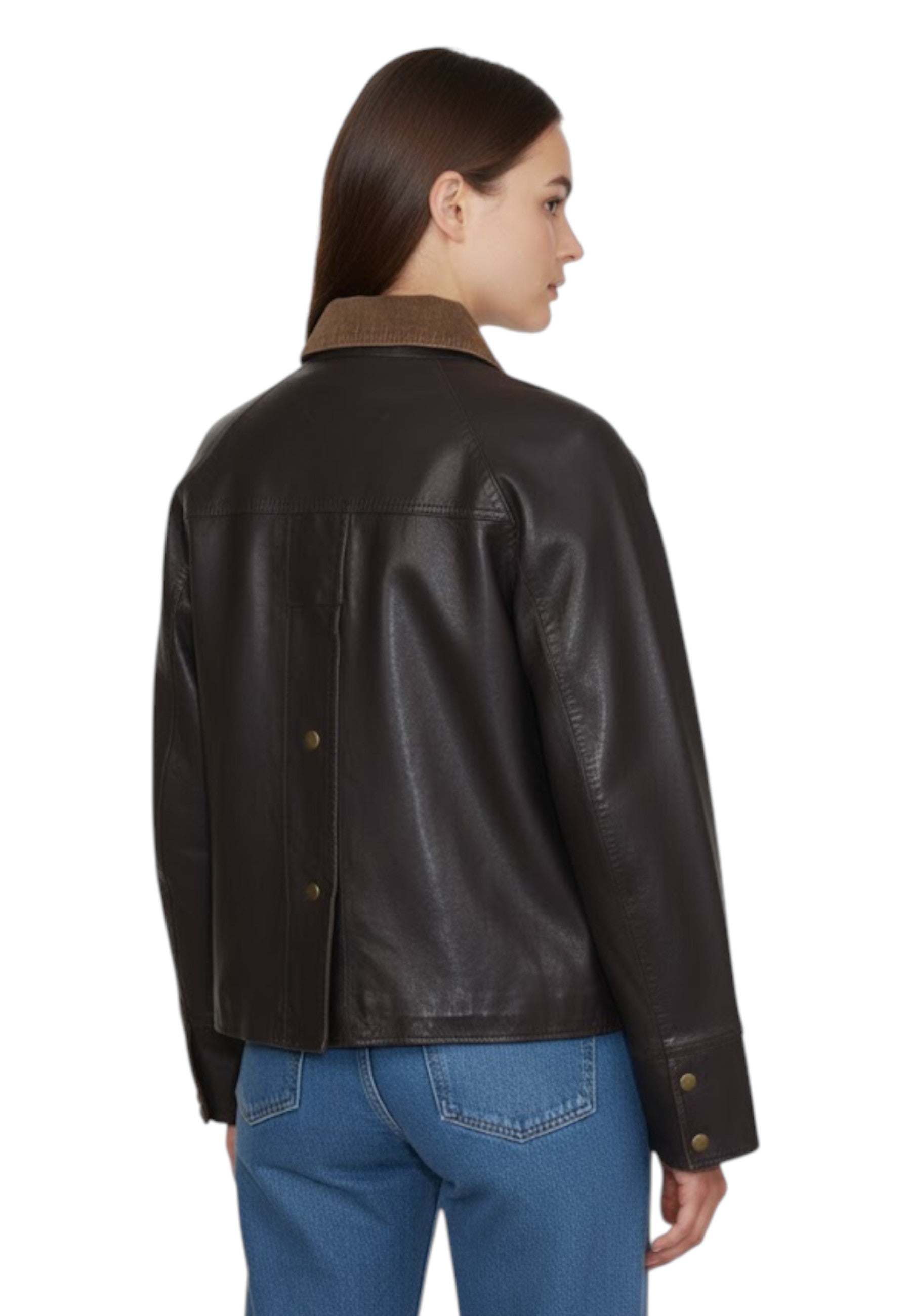 GIUBBOTTI IN PELLE Marrone Authority