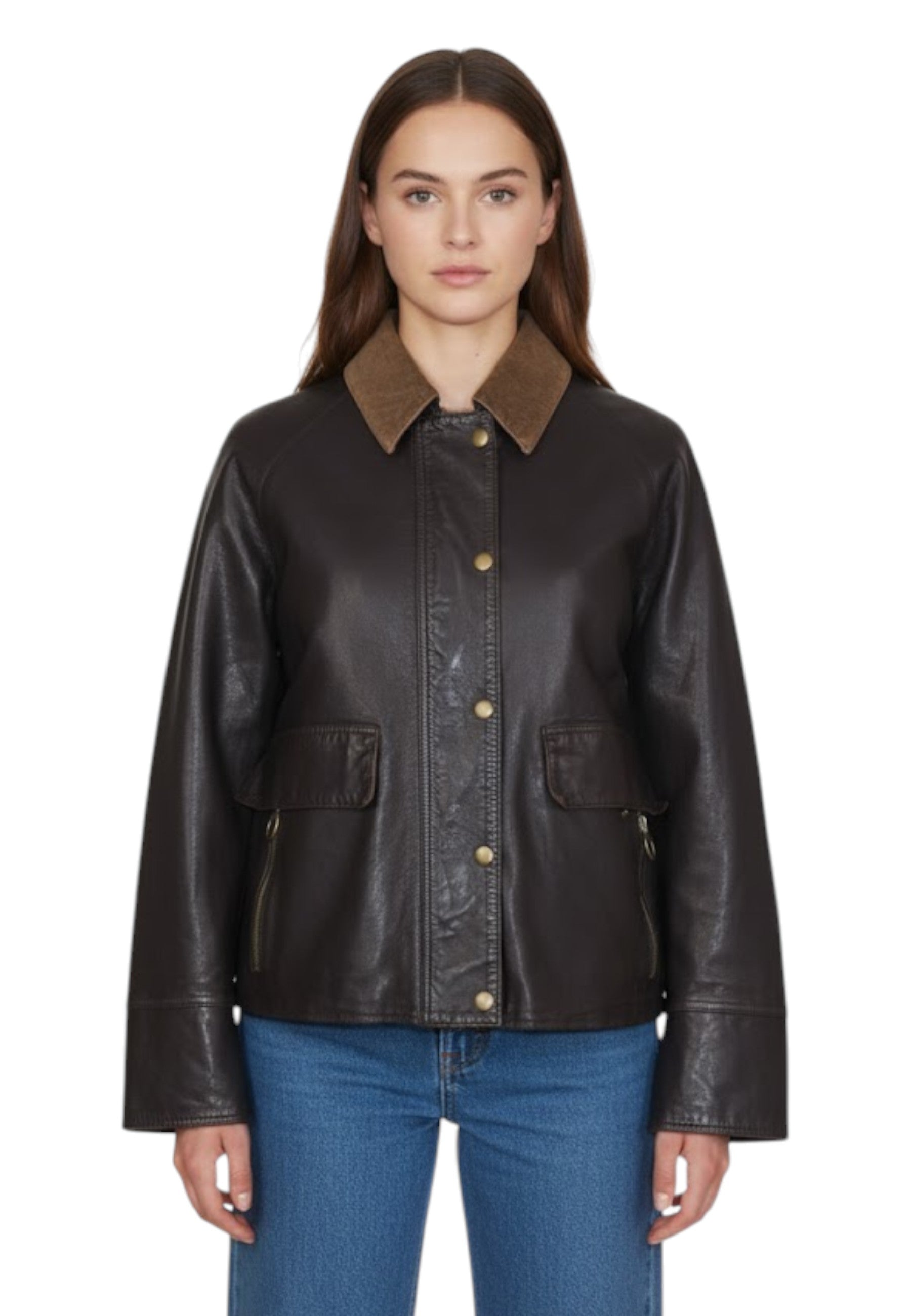 GIUBBOTTI IN PELLE Marrone Authority