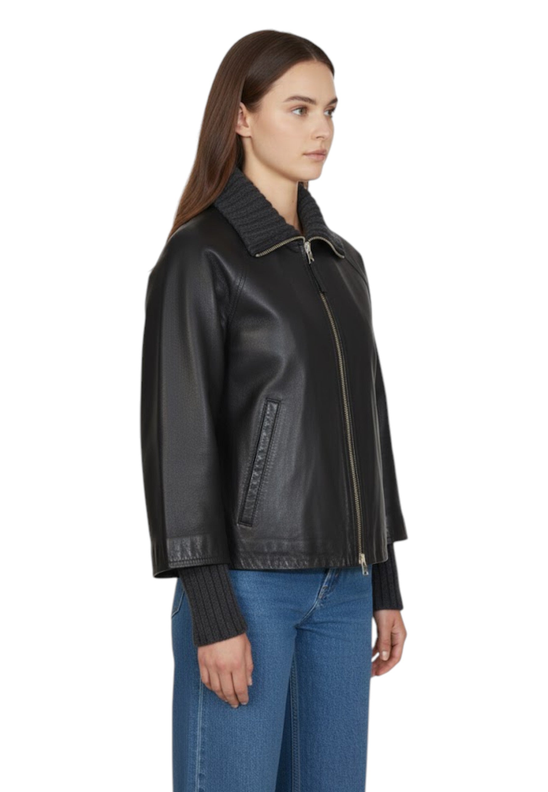 GIUBBOTTI IN PELLE Nero Authority