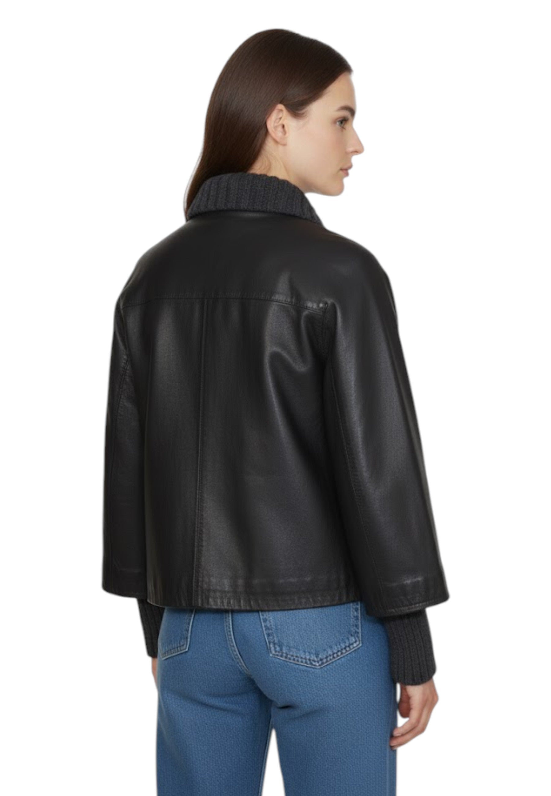 GIUBBOTTI IN PELLE Nero Authority