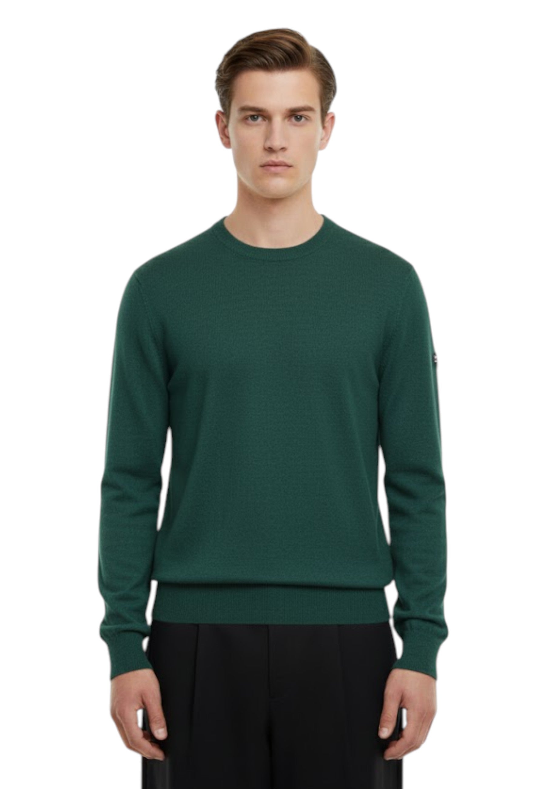 FELPA A GIROCOLLO Verde Roy Roger's