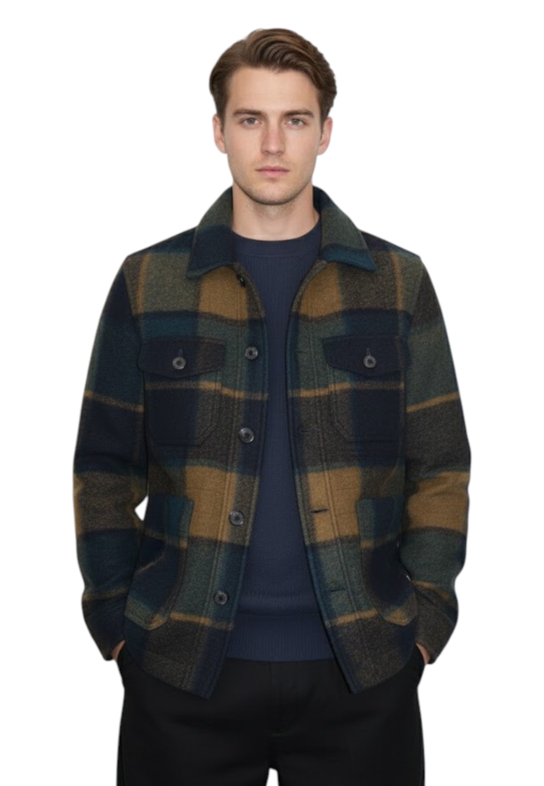 OVERSHIRT Marrone Roy Roger's